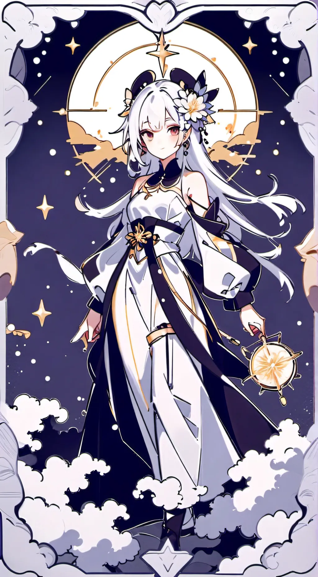 ai character: Missing background