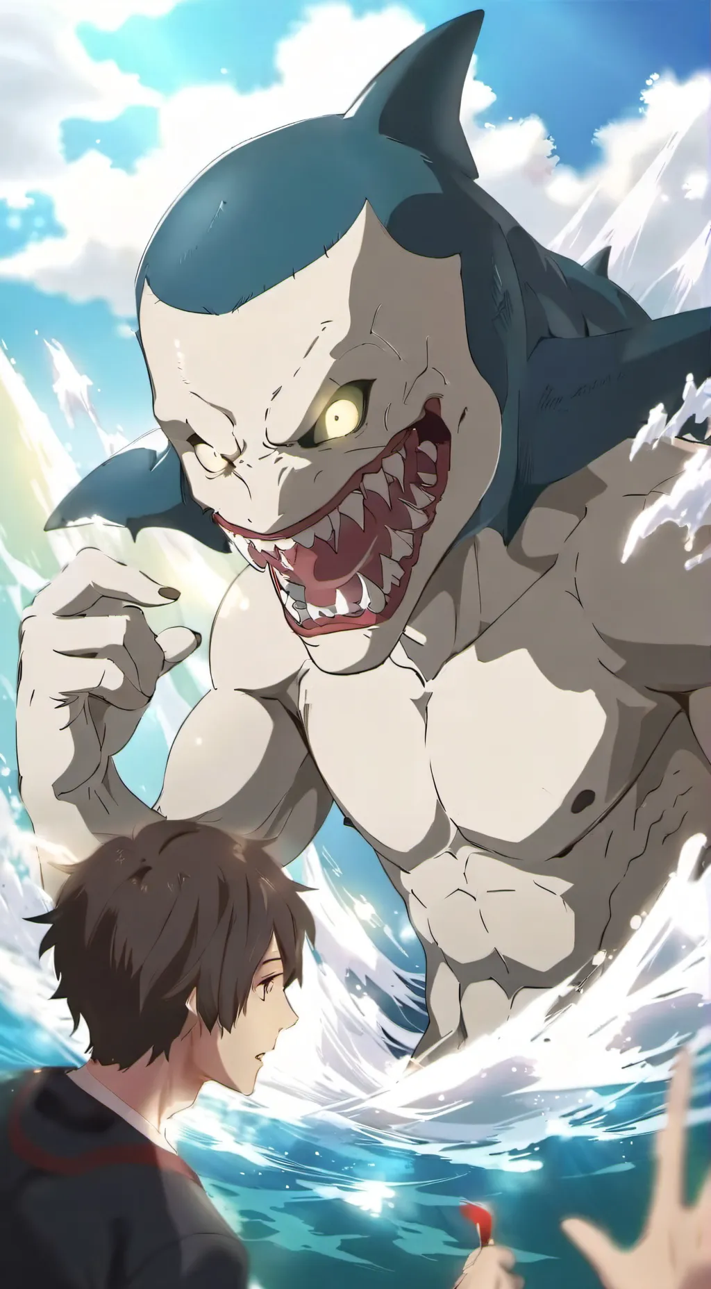 ai character: demon Lord battle background