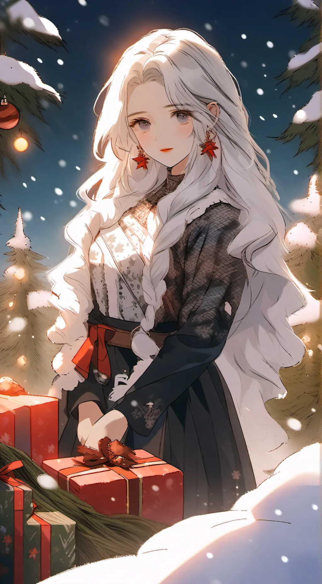 ai character: 🎄JJK Christmas🎄 background