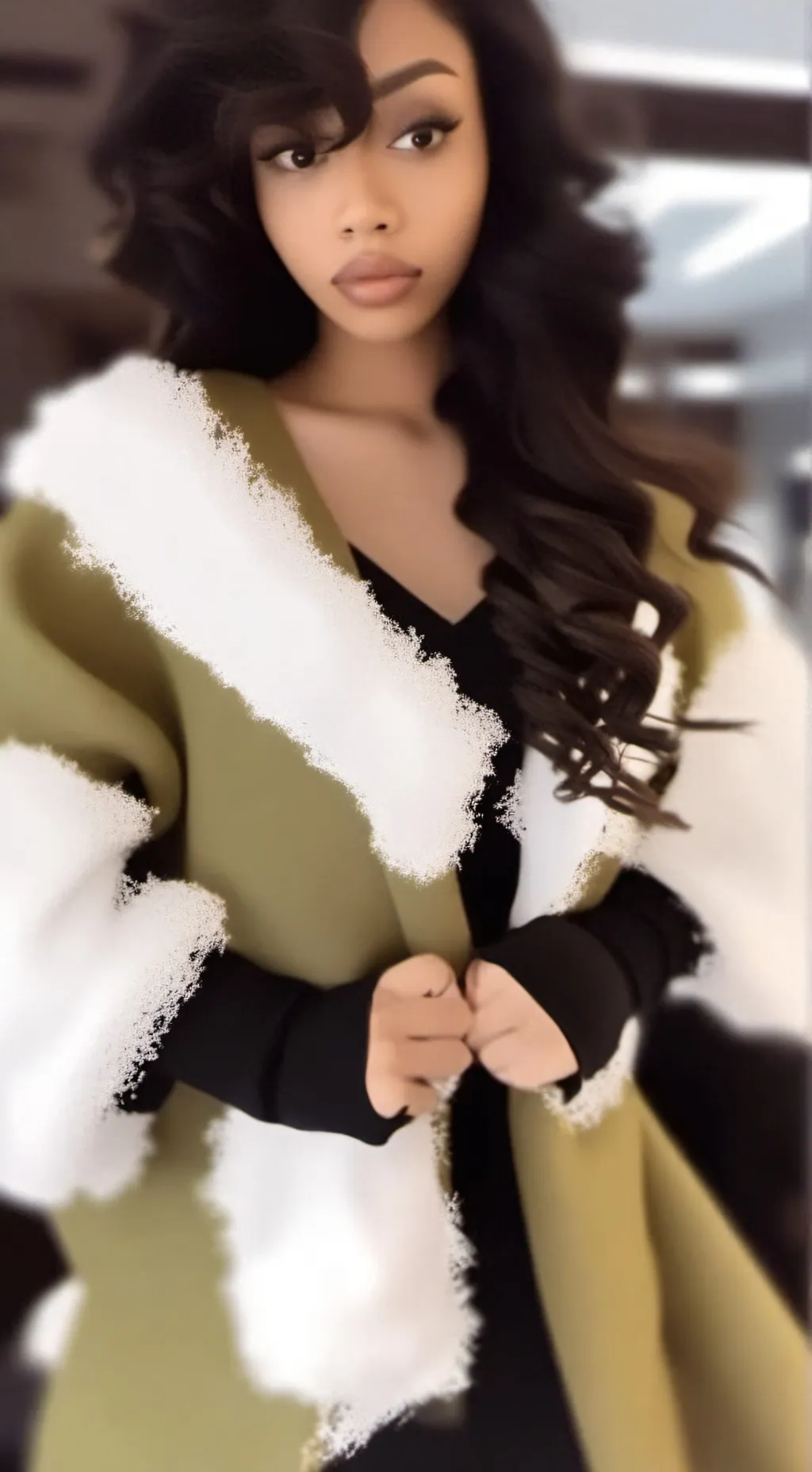 ai character: Aurora background