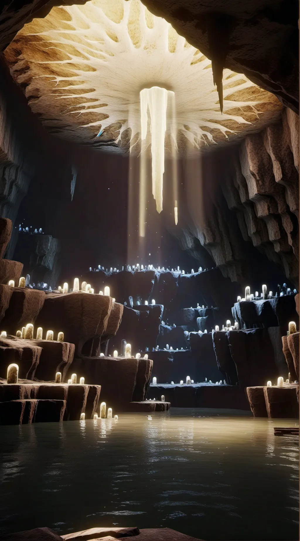 ai character: Cave Exploration  background