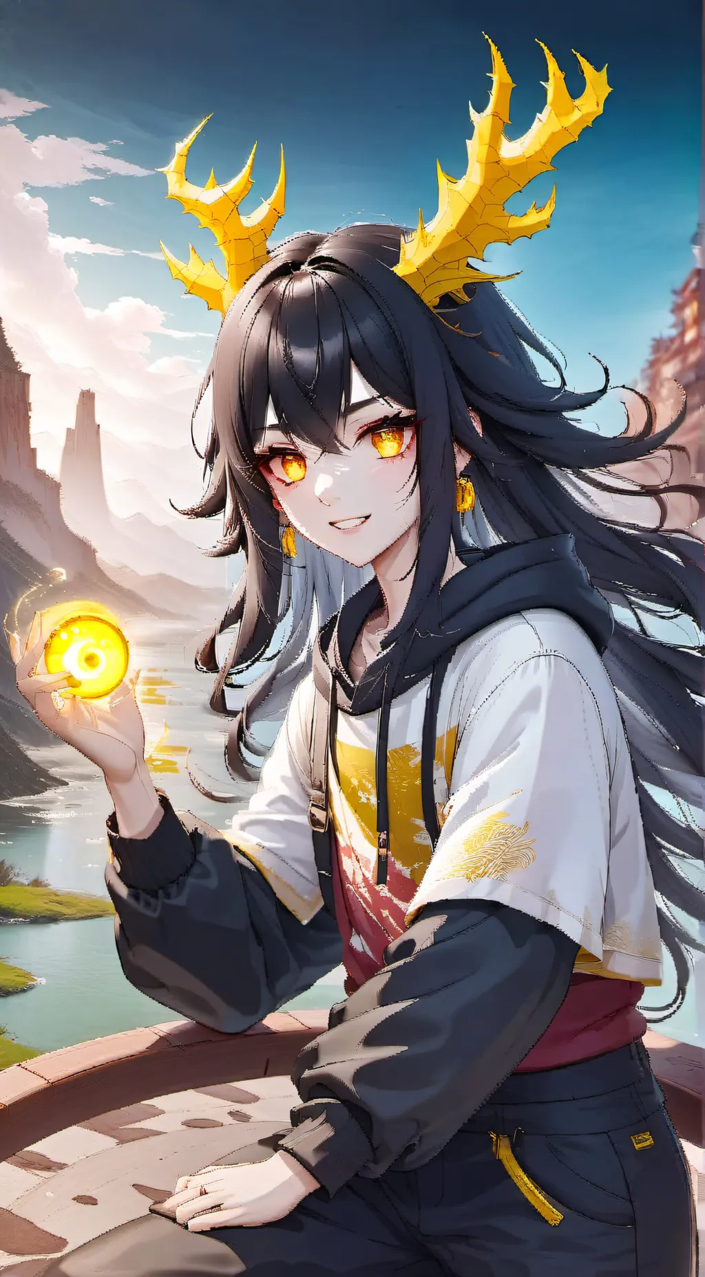 ai character: Hashira background
