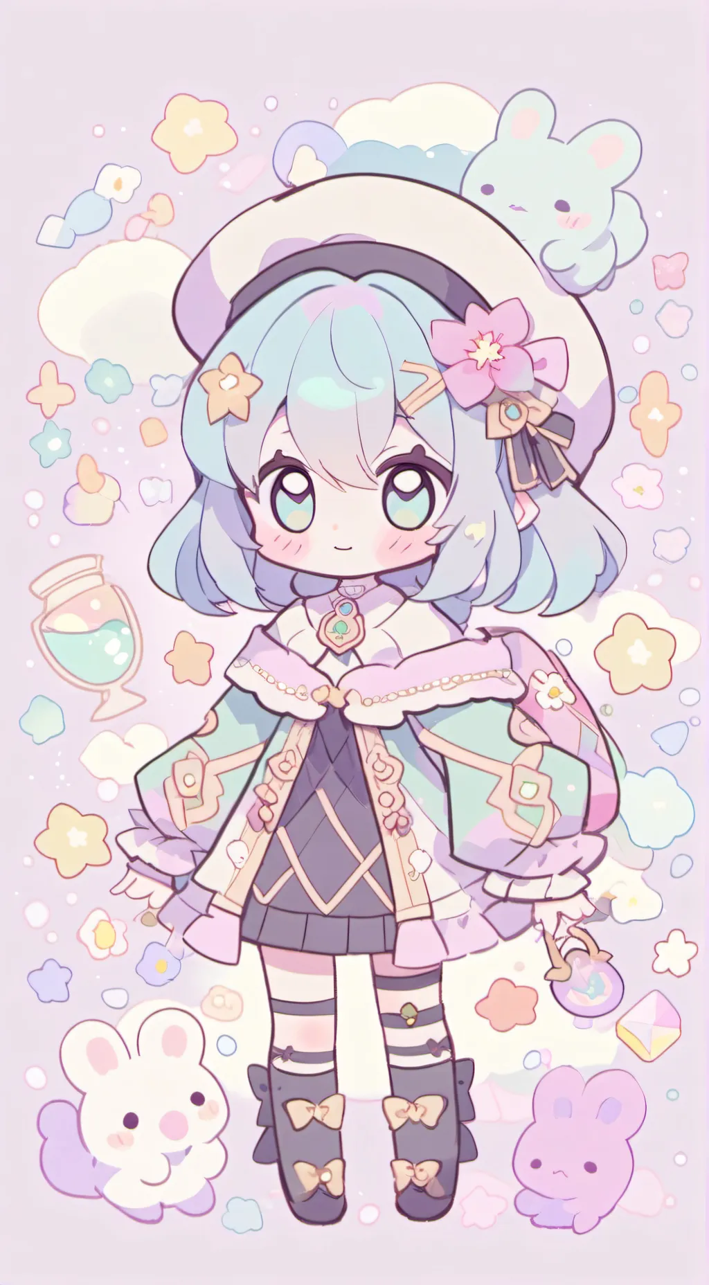 ai character: ★Kiki★ background