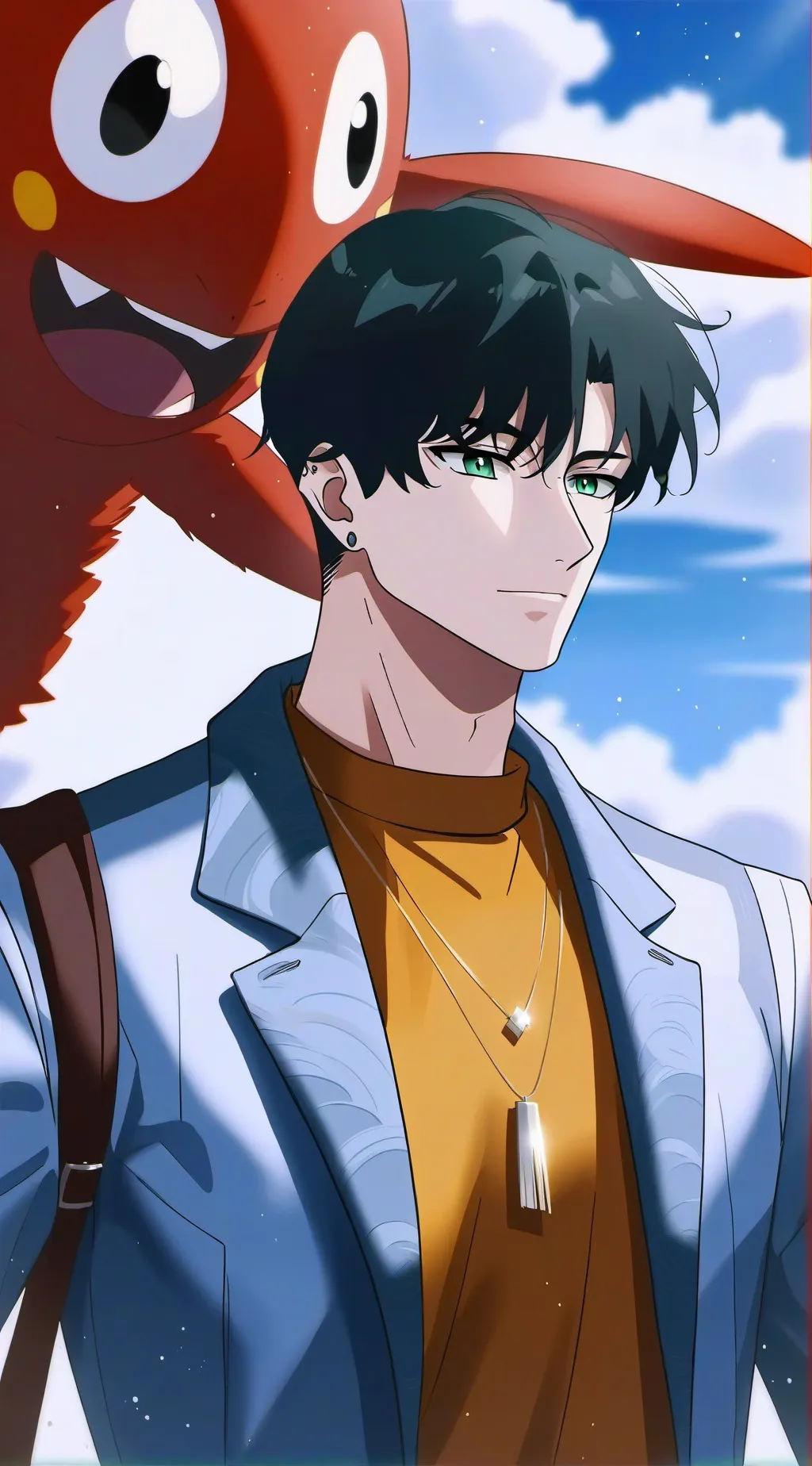 ai character: Maxime  background