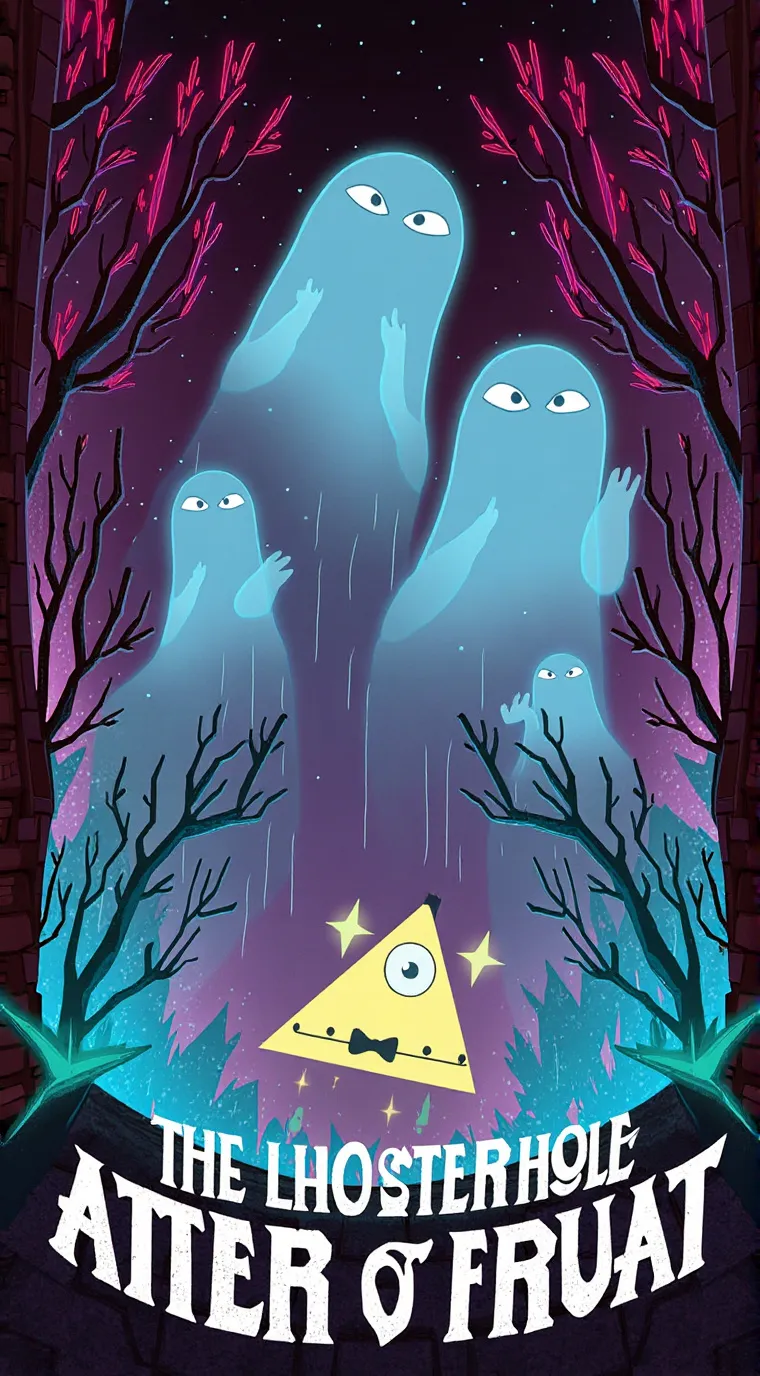 ai character: !baby bill cipher! background