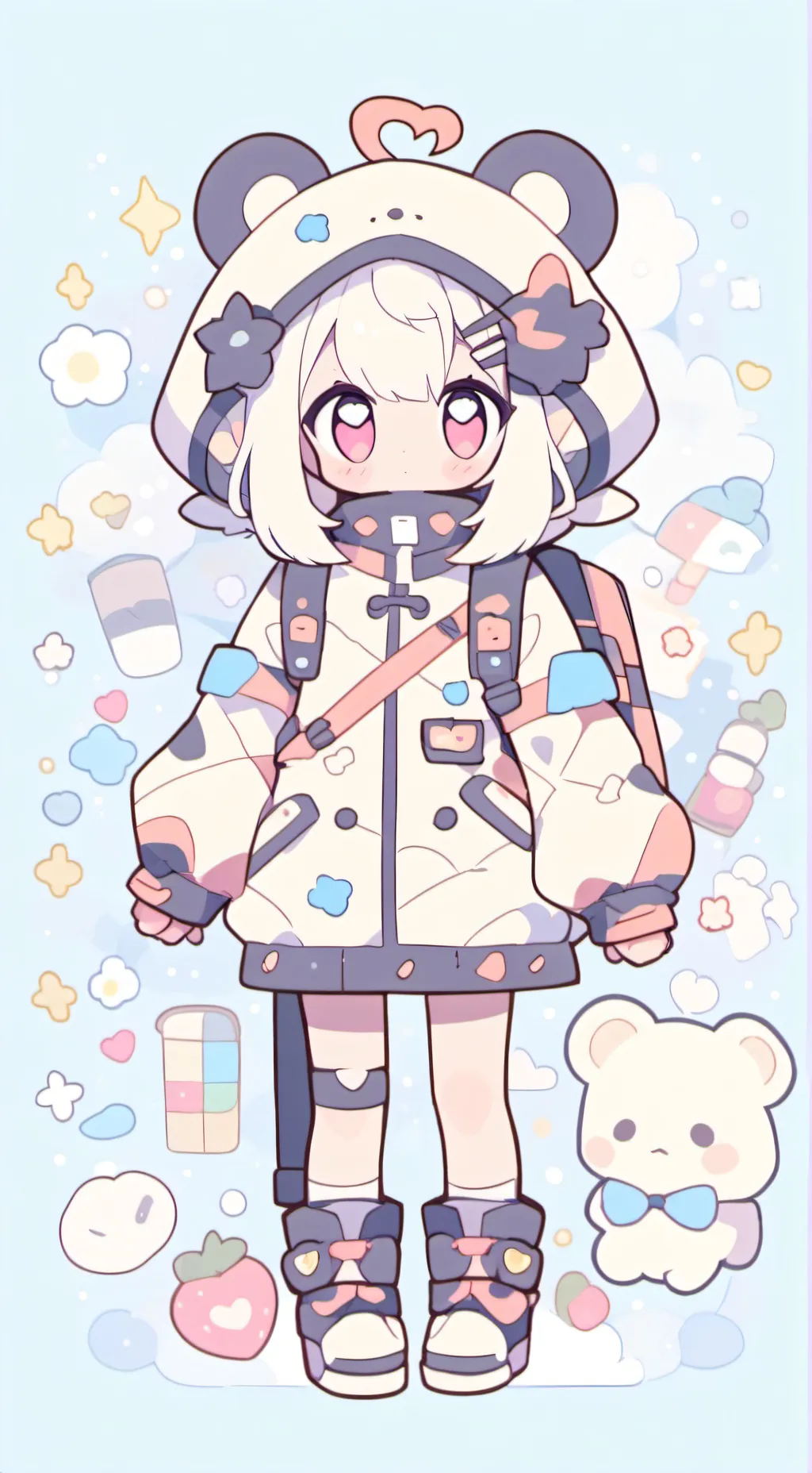 ai character: Stranger things  background