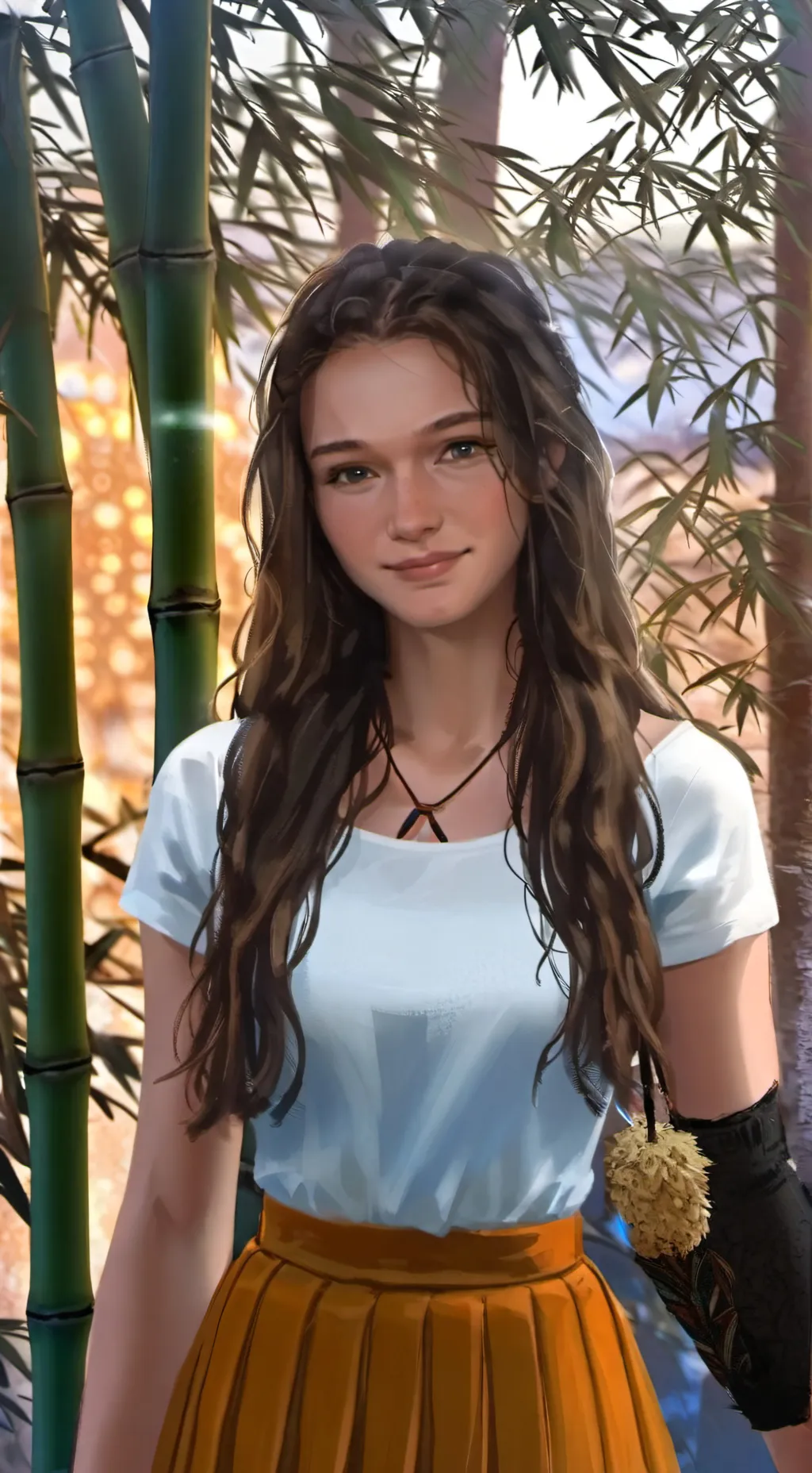 ai character: Nezuko  background