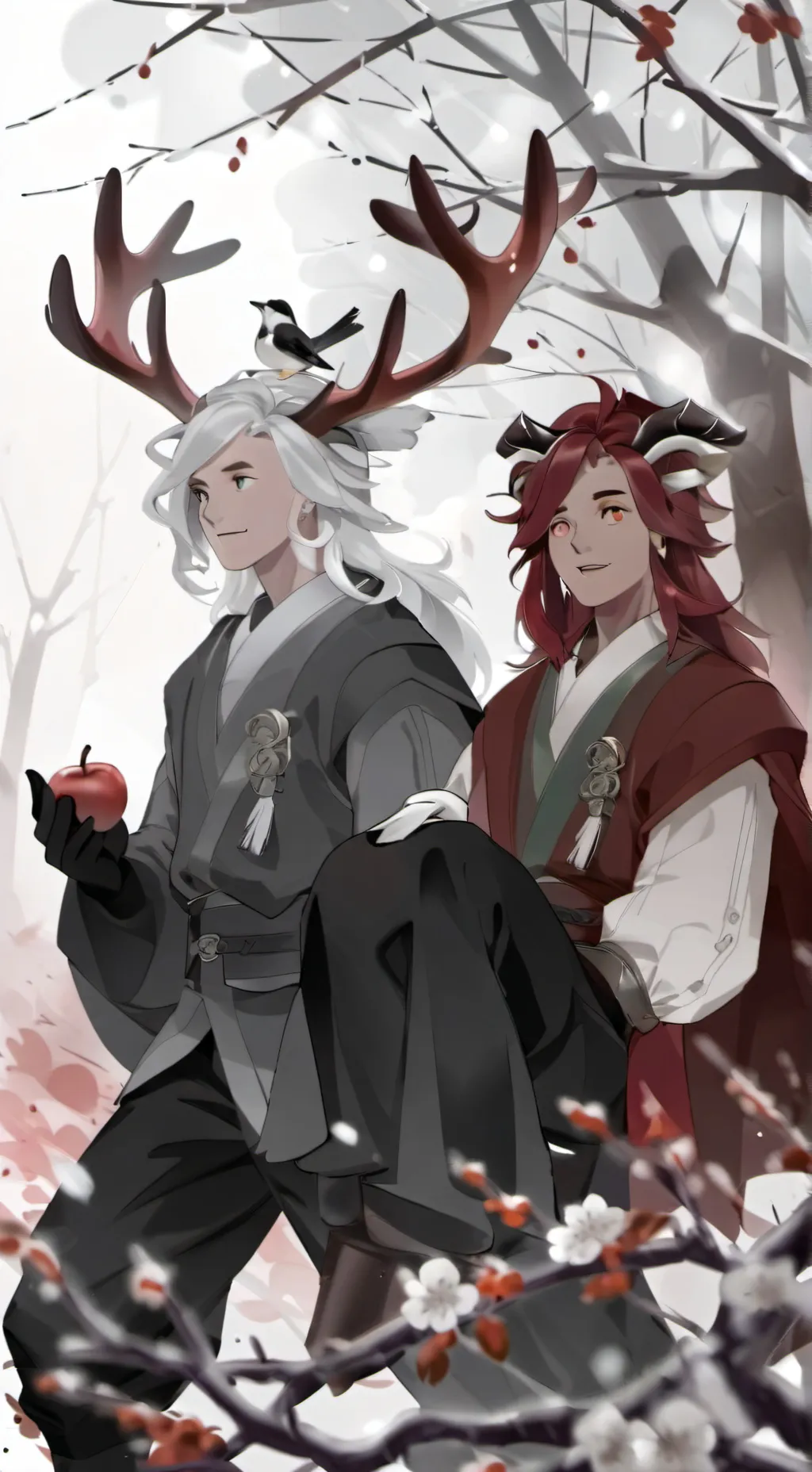 ai character: radioapple! background