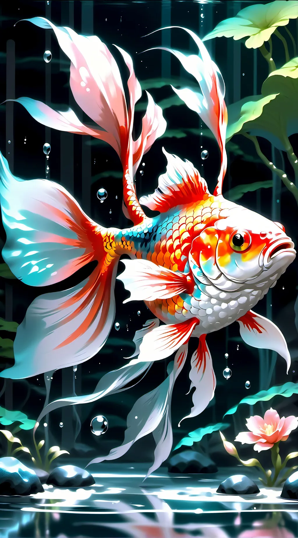 ai character: fish or (is it?) background