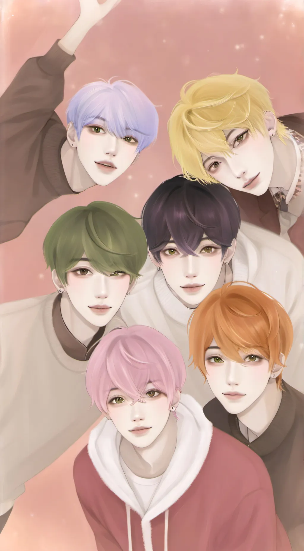 ai character: S#x 6 boys  background