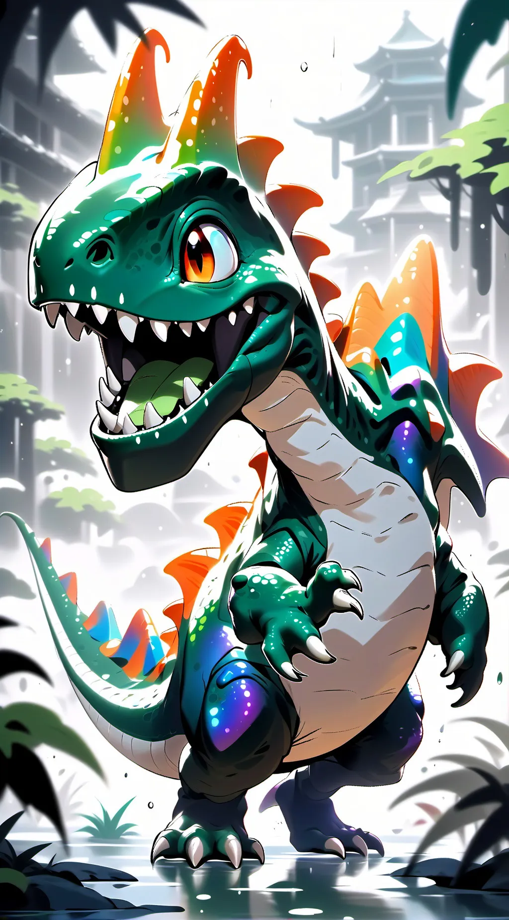 ai character: Mha rawr background