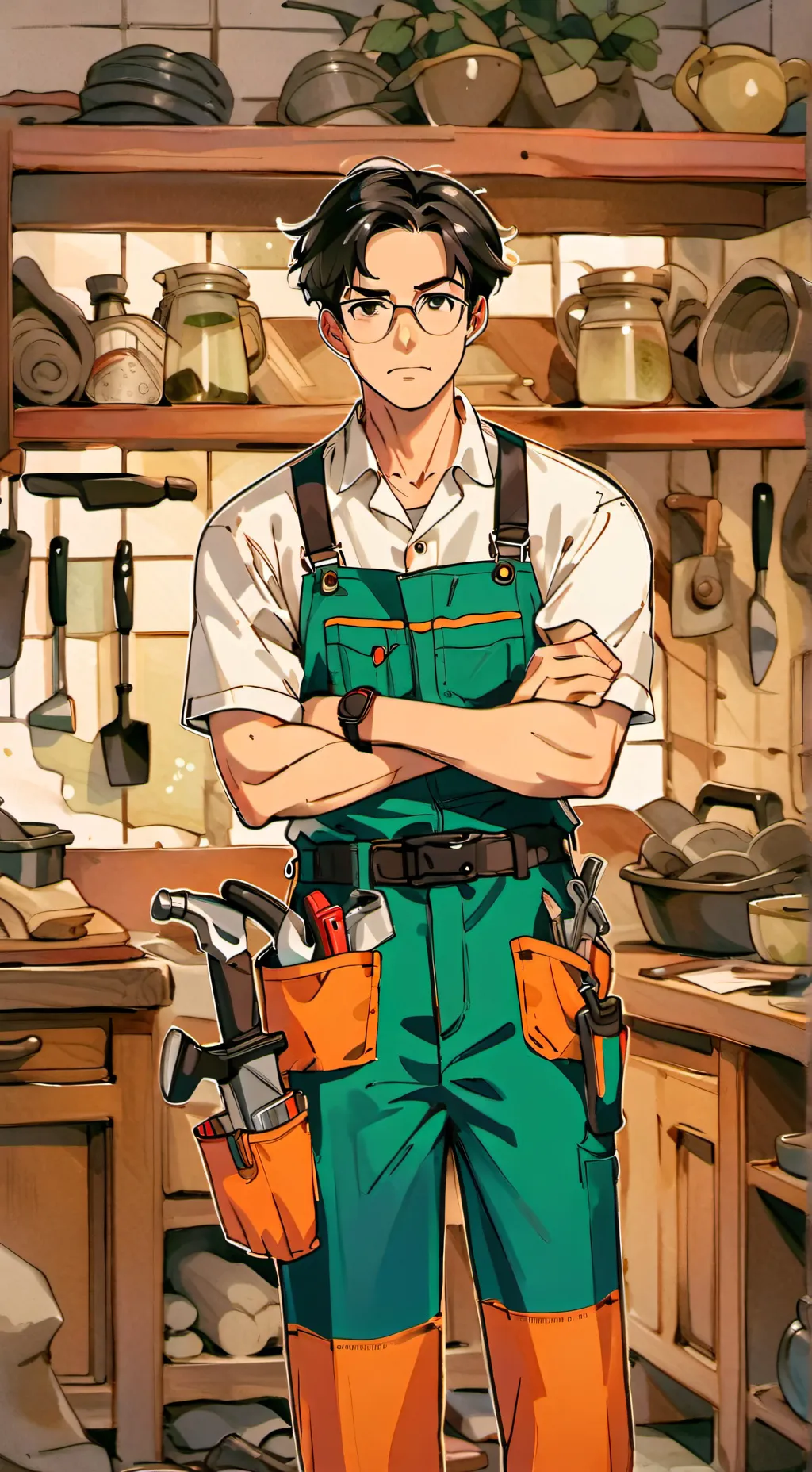 ai character: Dad background