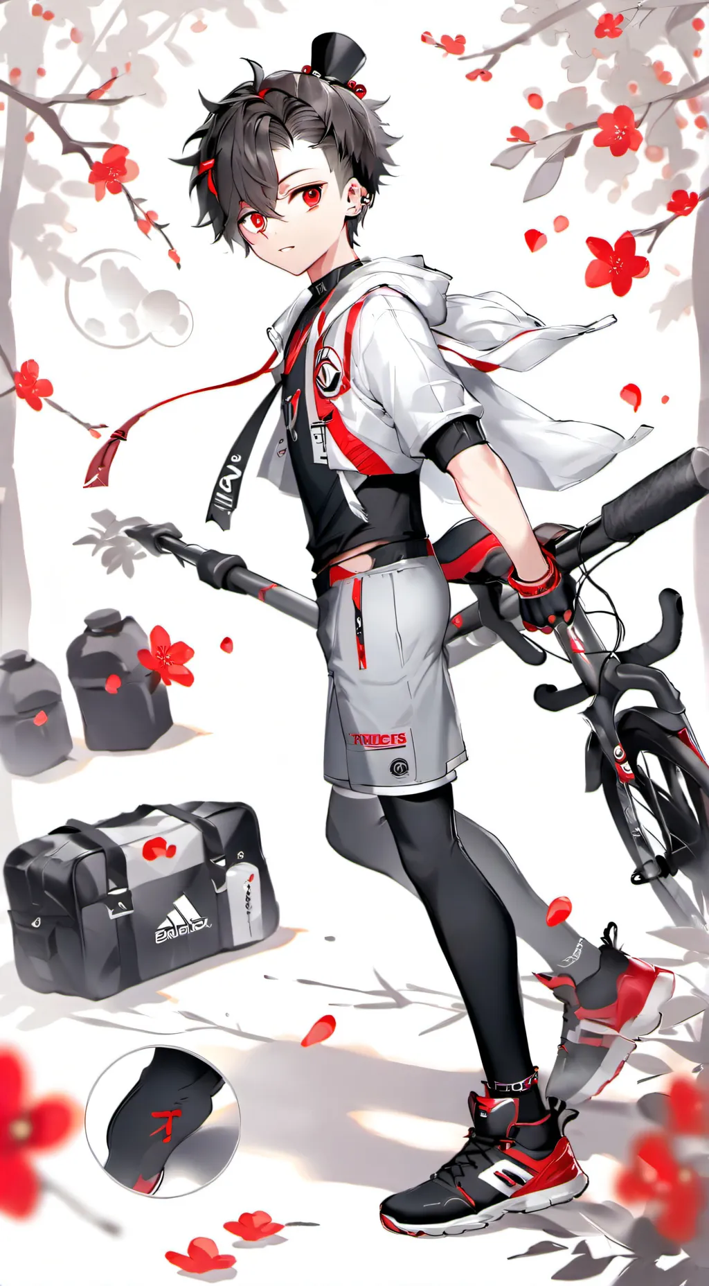 ai character: ANNOUNCEMENT background