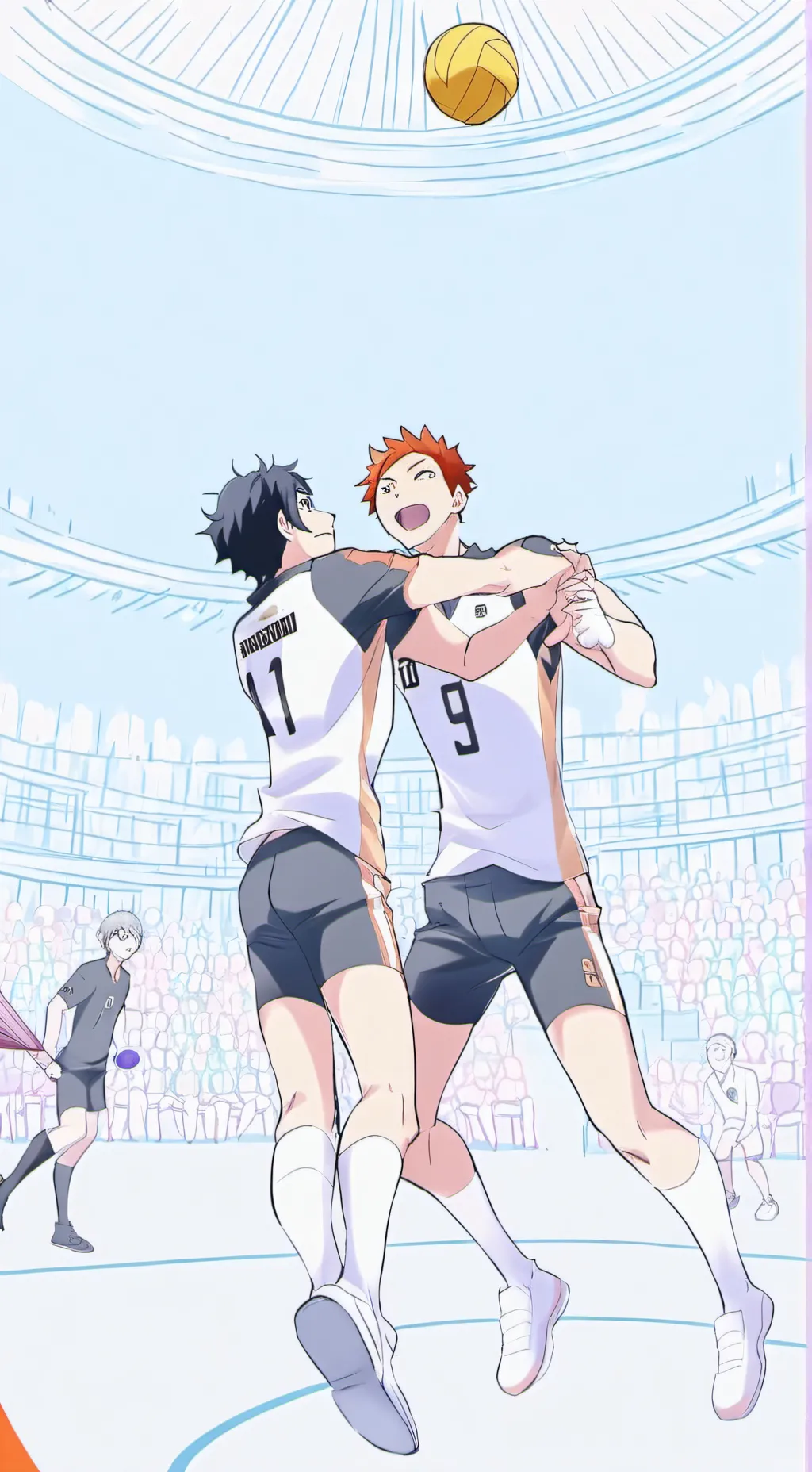 ai character: HAIKYUU!!!♡ background