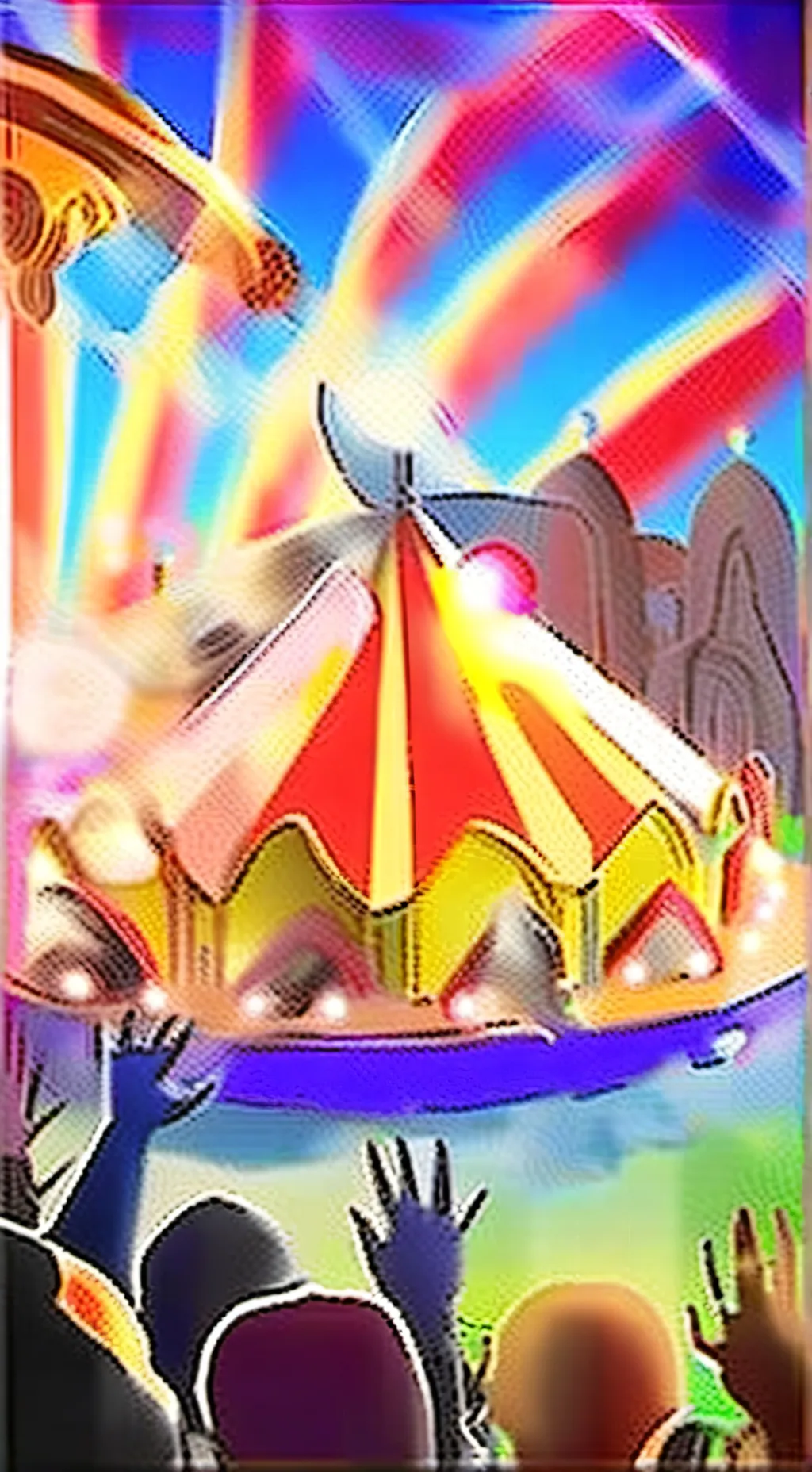 ai character: circo digital background