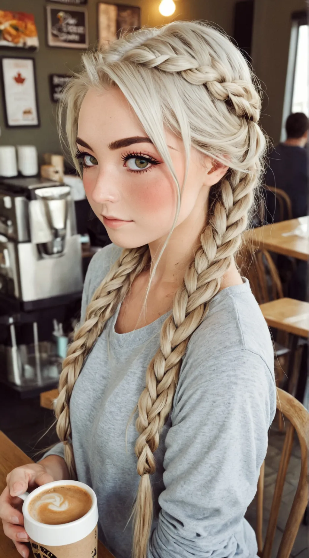 ai character: Aurora background