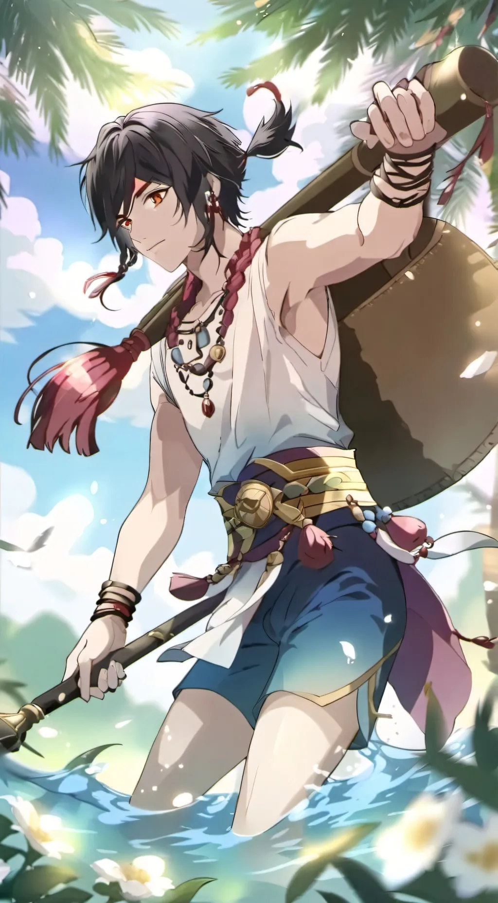 ai character: Mha batalla!! background