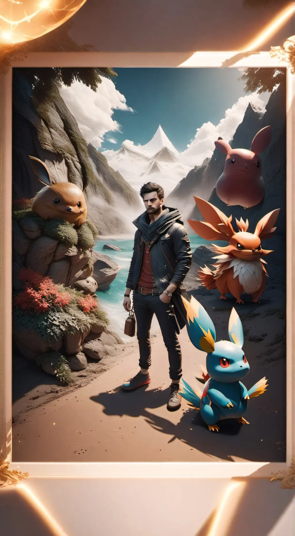 ai character: Pokémon  background