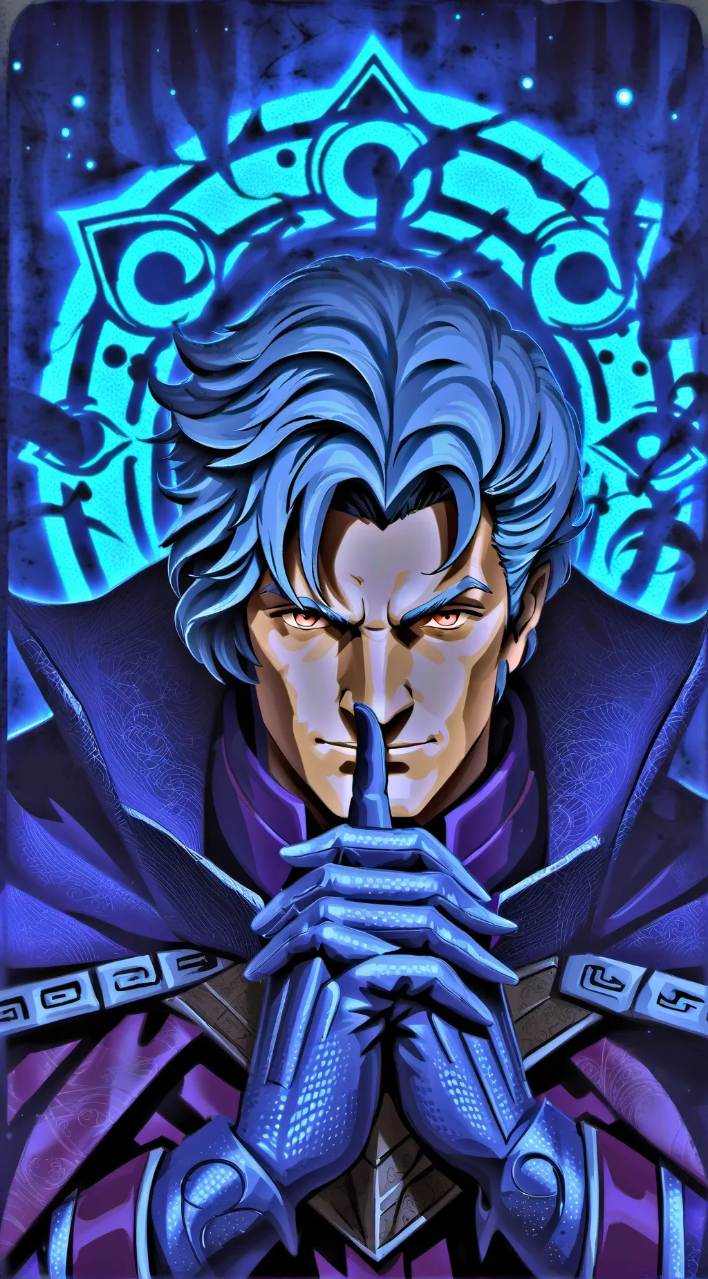 ai character: Magneto background