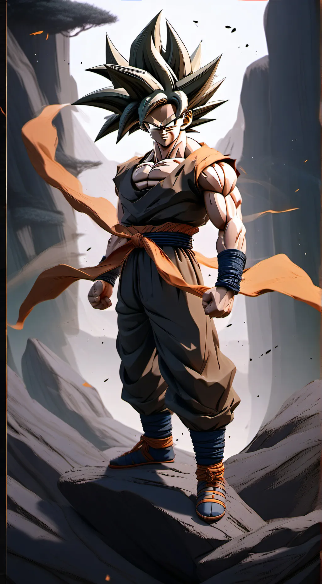 ai character: goku ssj3 background