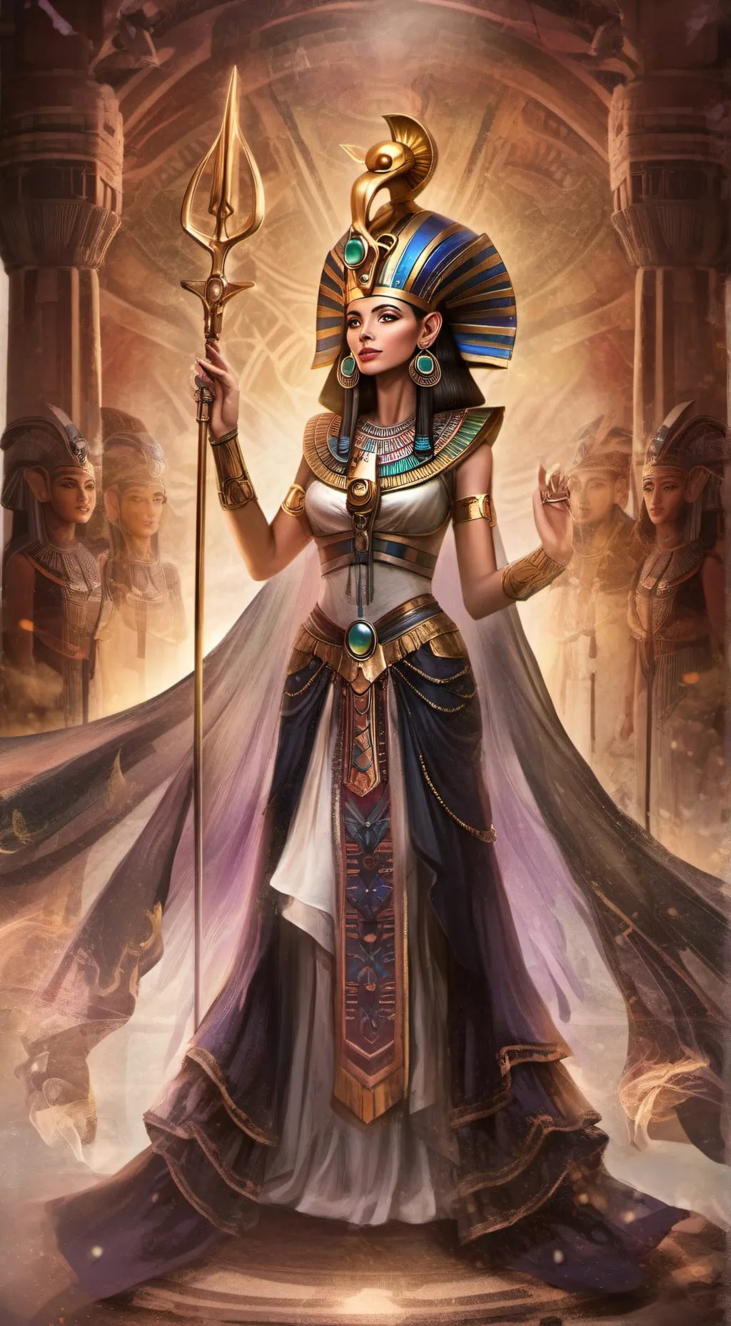 ai character: Queen Ankhesenamun background
