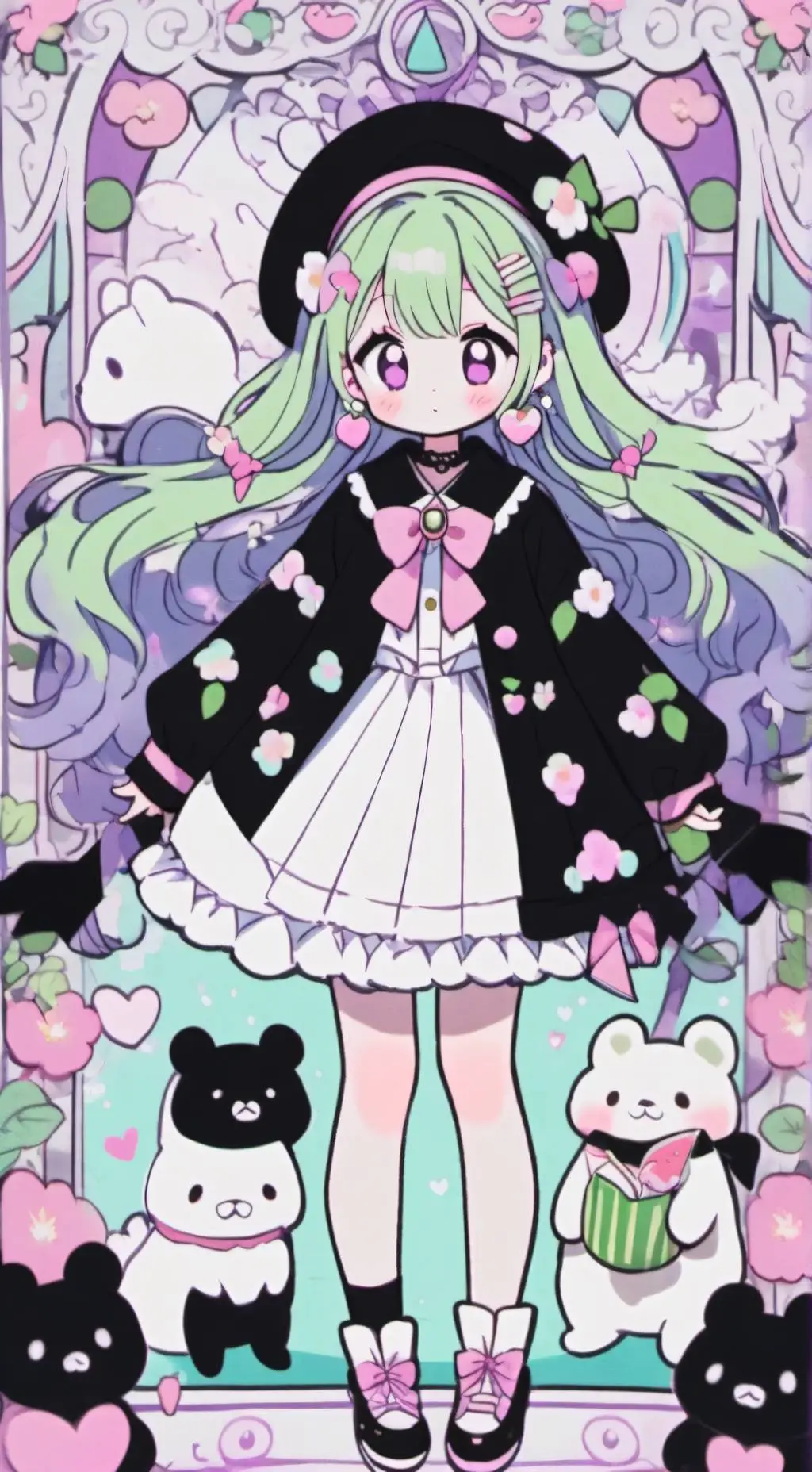 ai character: teenieping background