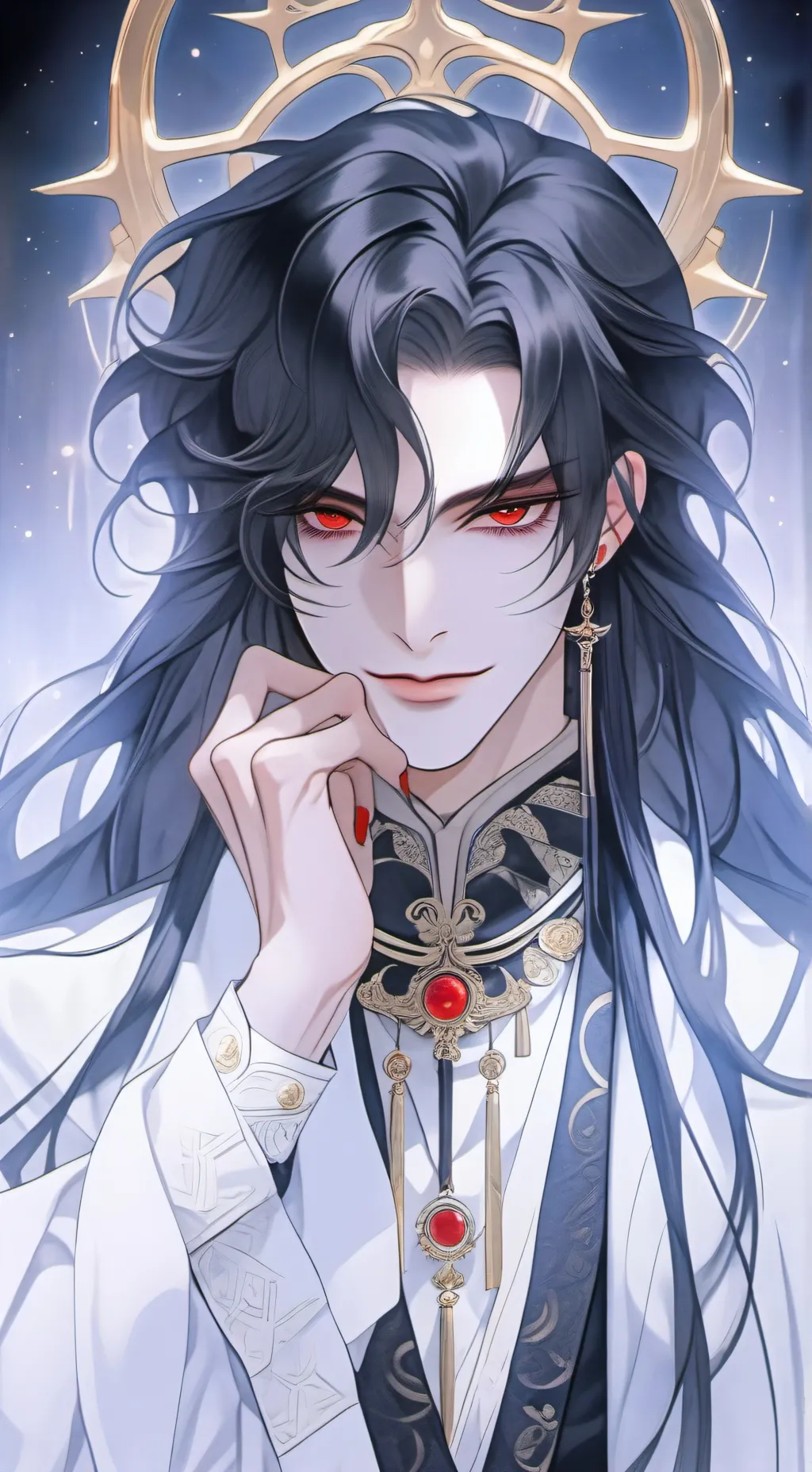 ai character: ༒︎♥︎𝑉𝑎𝑙𝑒𝑛𝑡𝑖𝑛𝑜♥︎༒︎ background