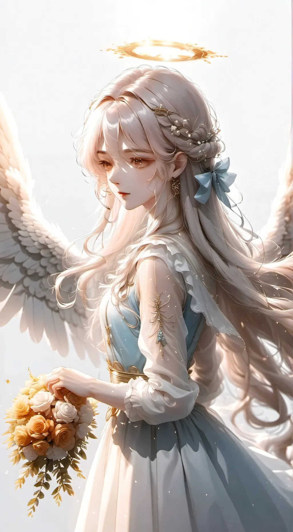 ai character: Liliac and  Aaron  background