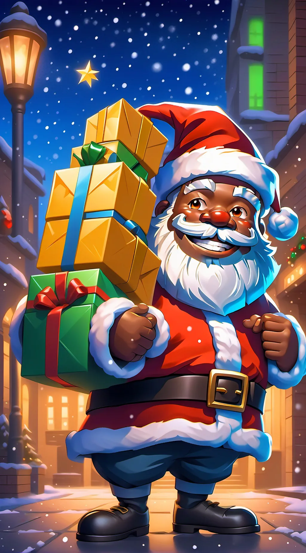 ai character: niggaclaus background