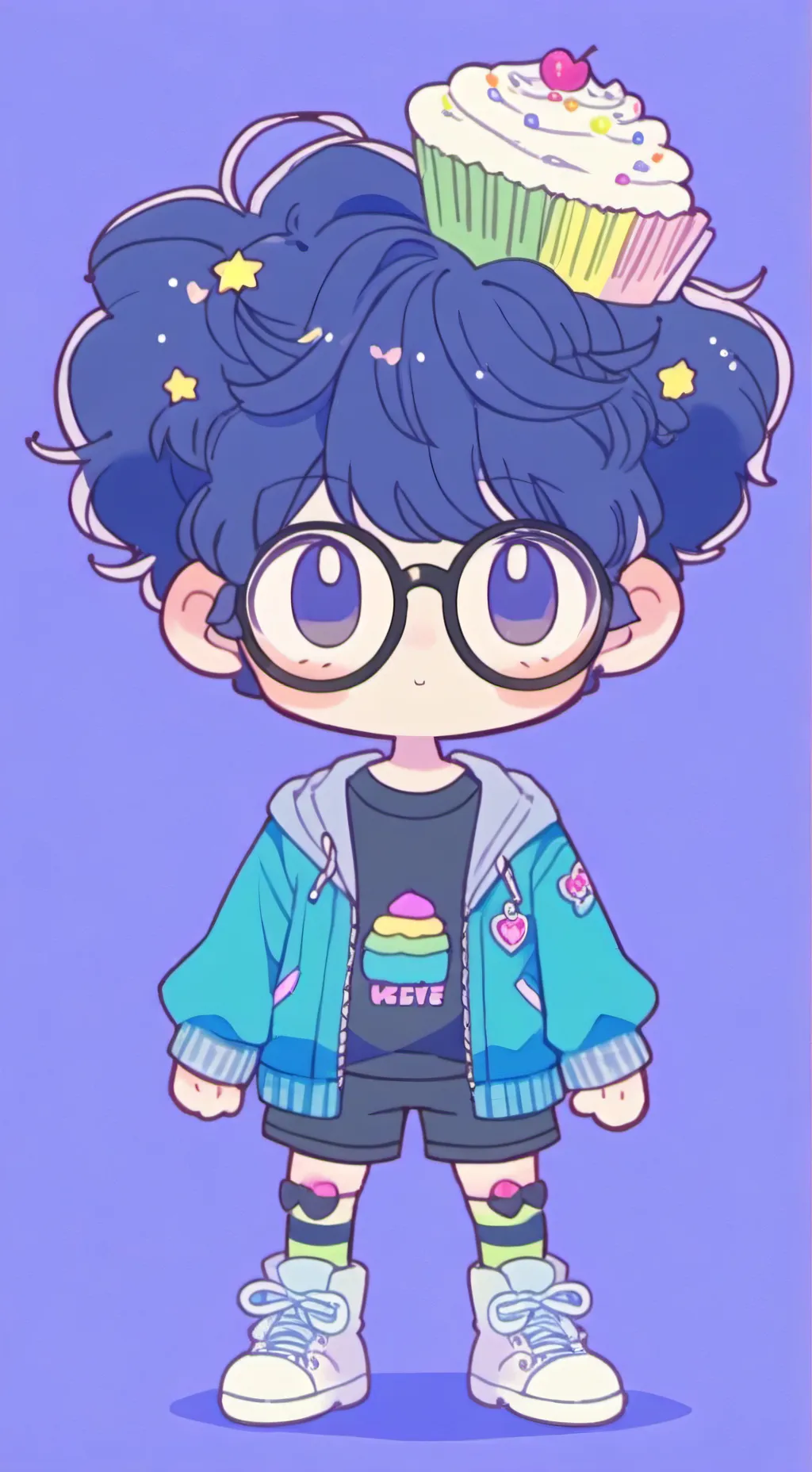 ai character: 🧁🍦sweety background