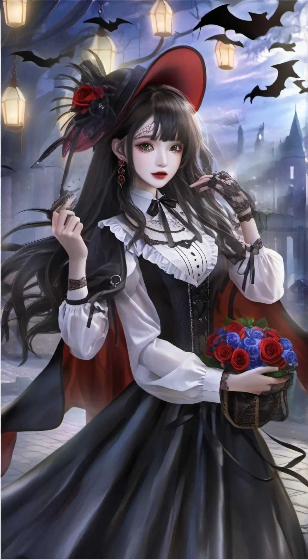 ai character: ana  background