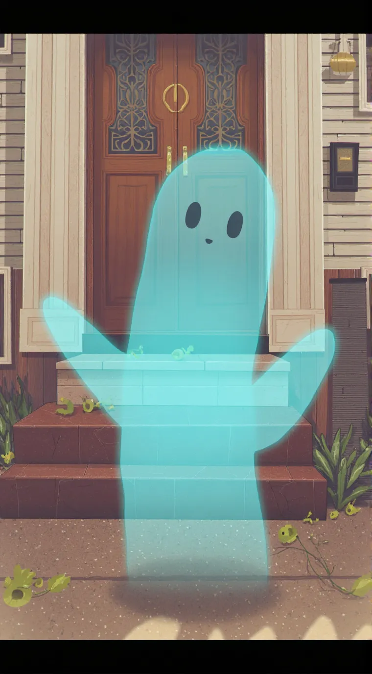 ai character: Ghost background