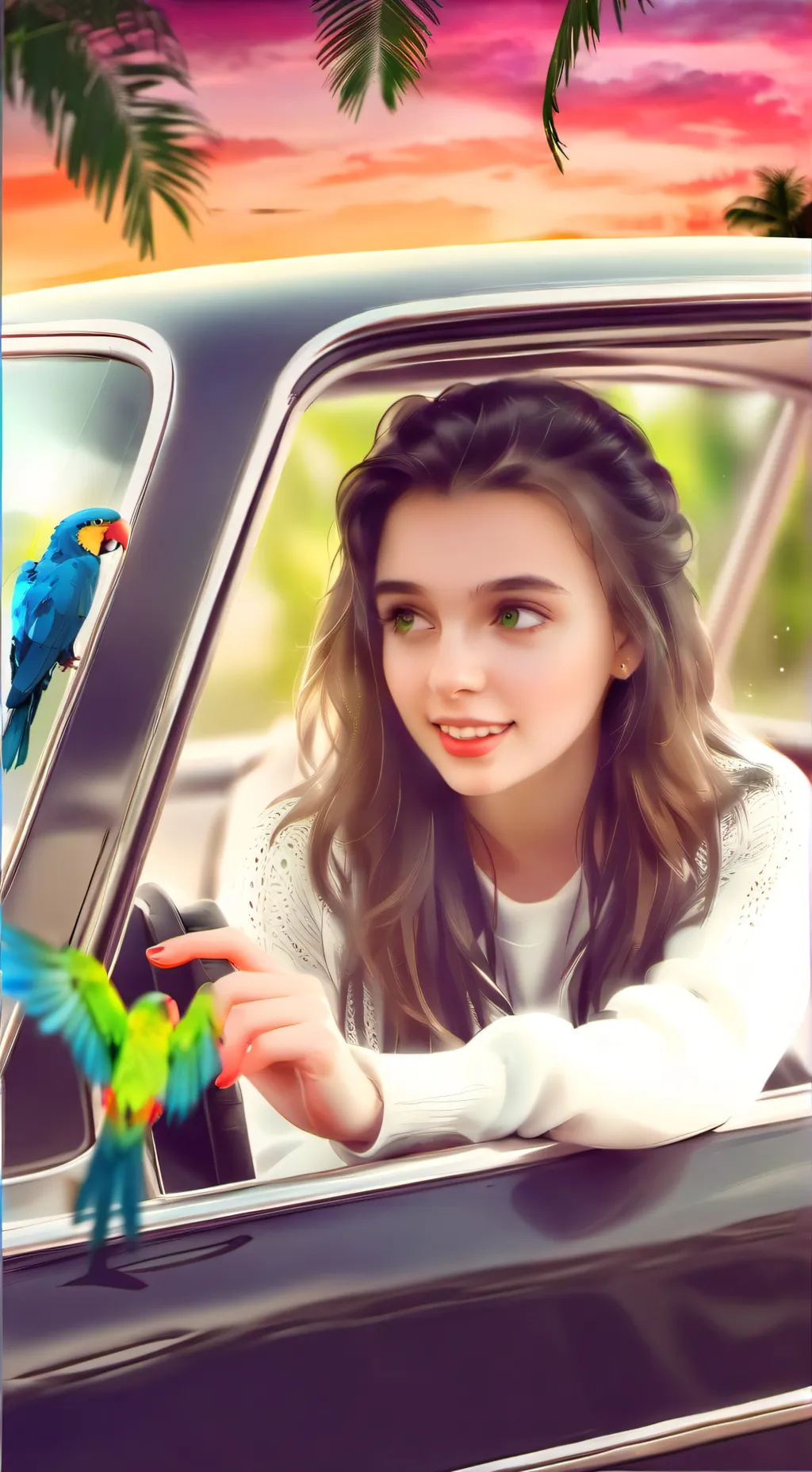 ai character: Bayley  background