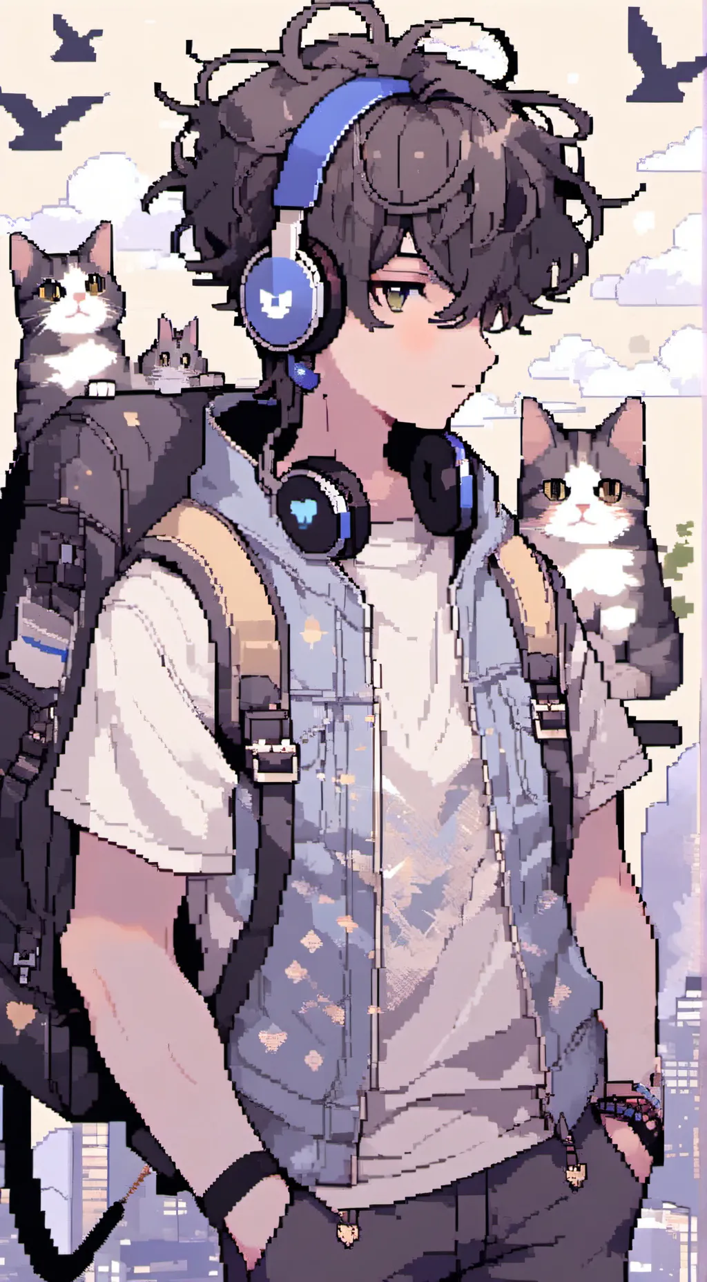 ai character: kitkat background