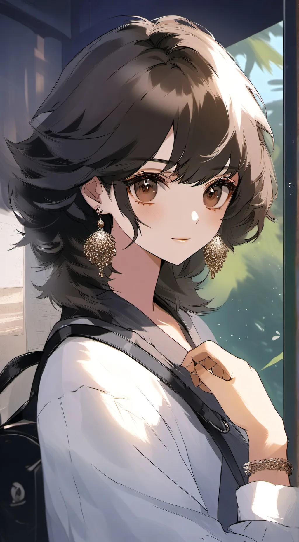 ai character: Sarah  background