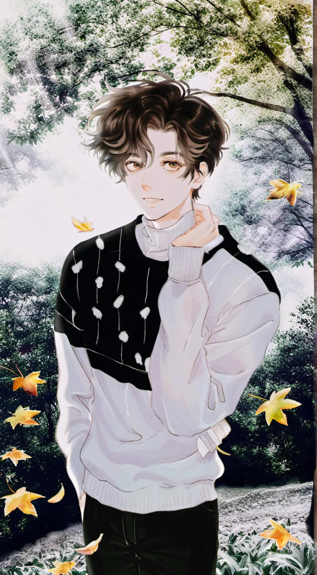 ai character: ♡︎Lee Know♡︎ background