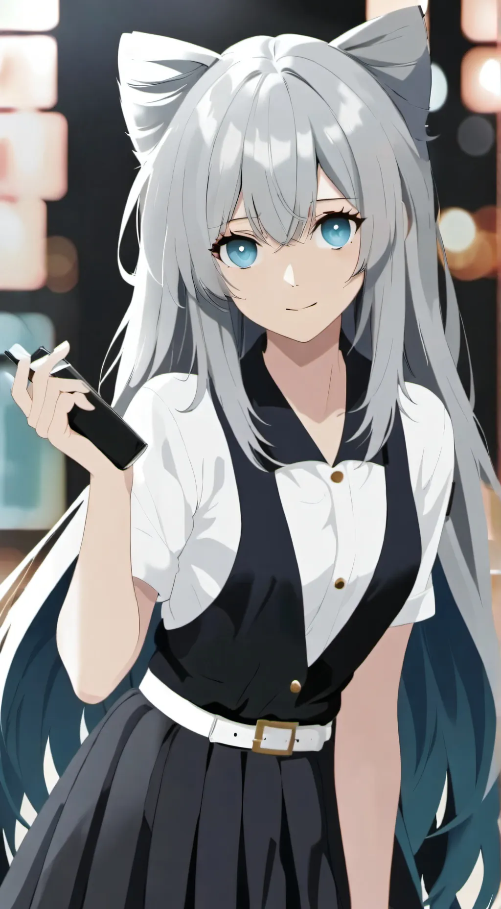 ai character: empregada background