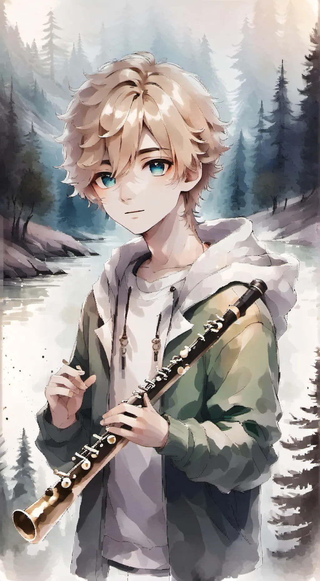 ai character: Puck  background