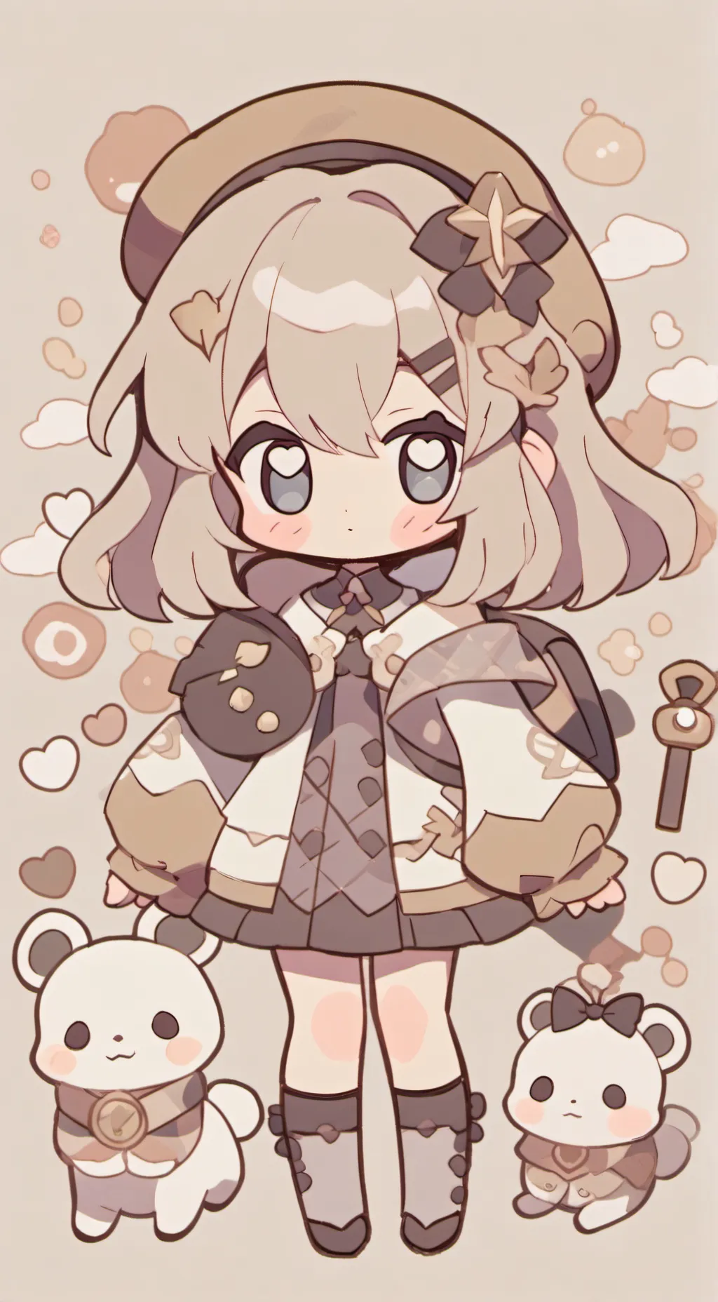 ai character: 凹凸世界 background