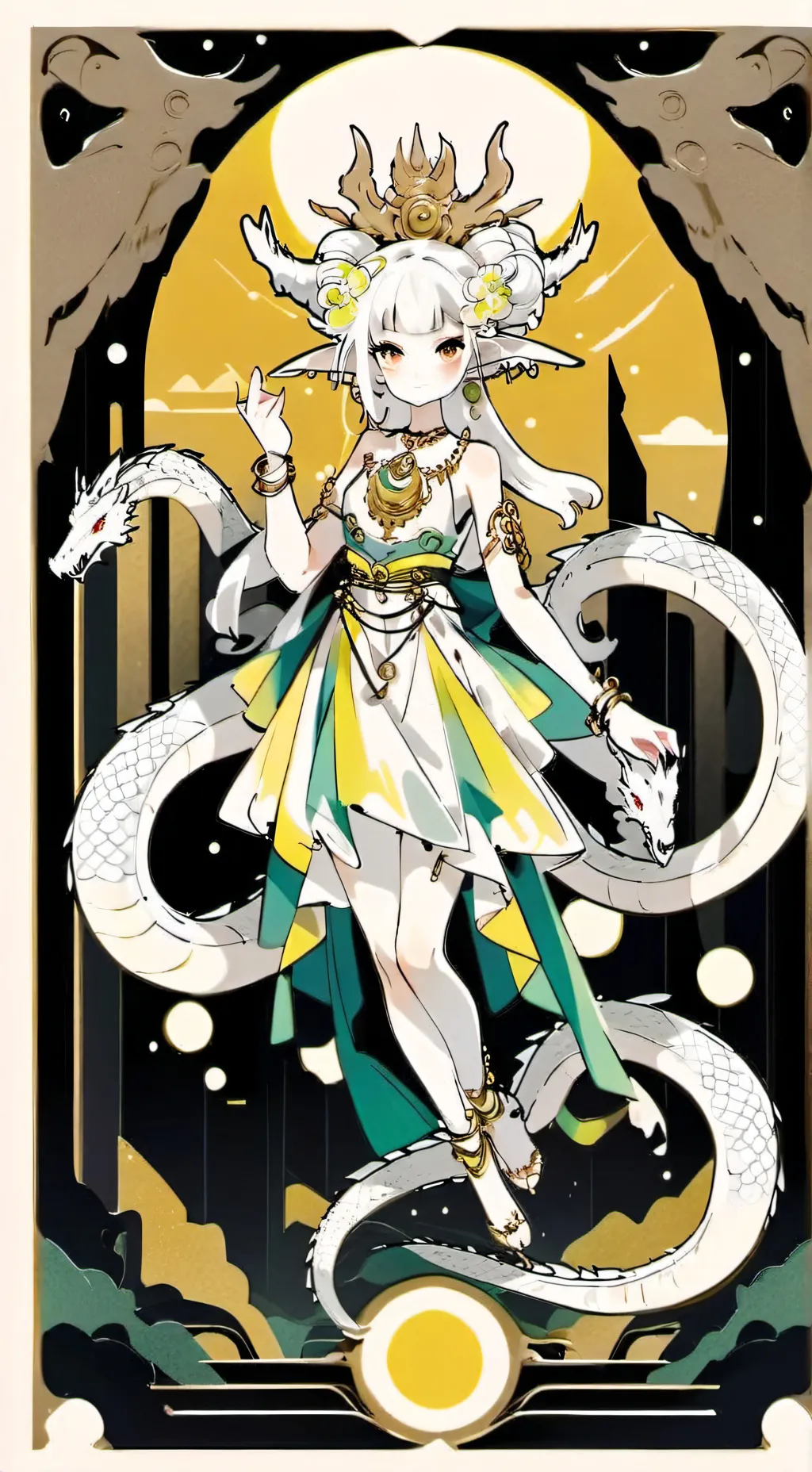 ai character: Moonlight  background