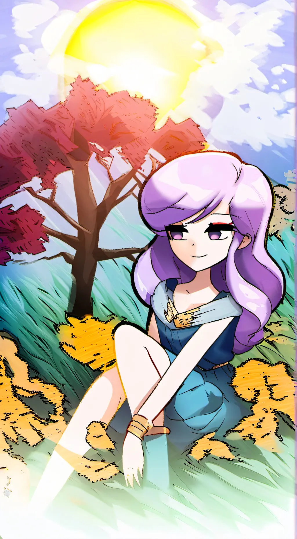 ai character: Wild girl (mha) background