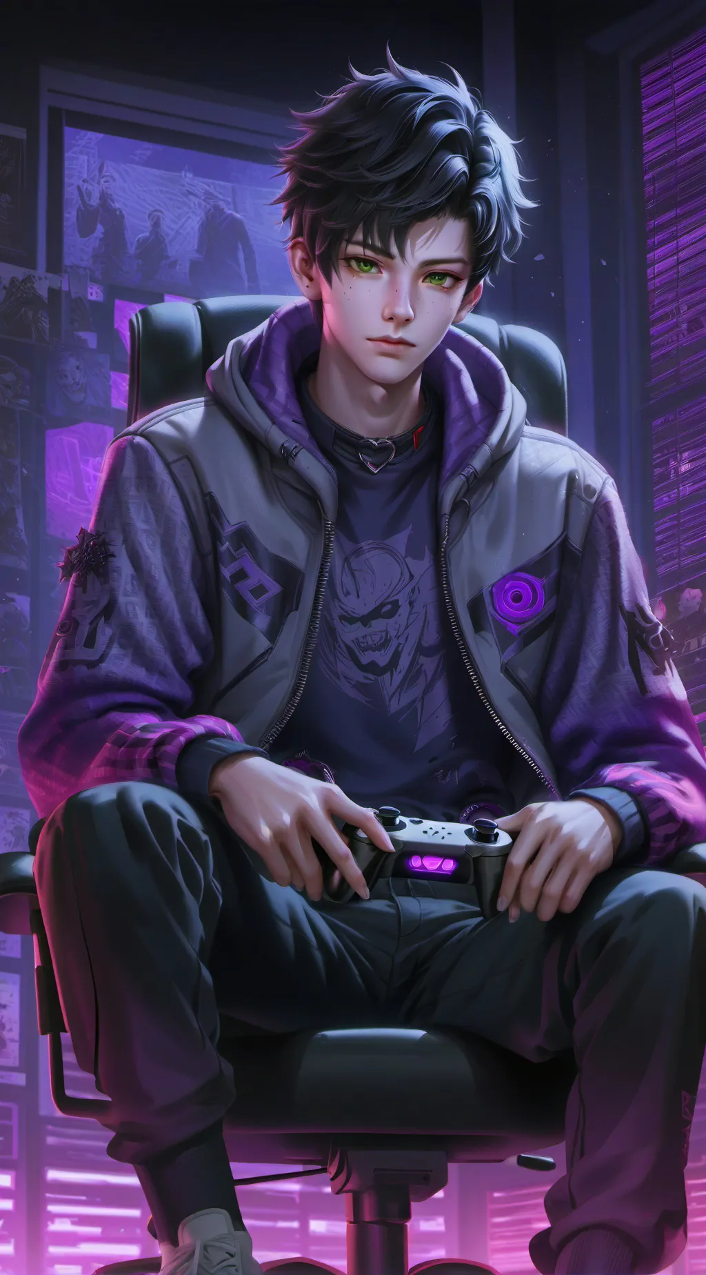 ai character: Yoshi background