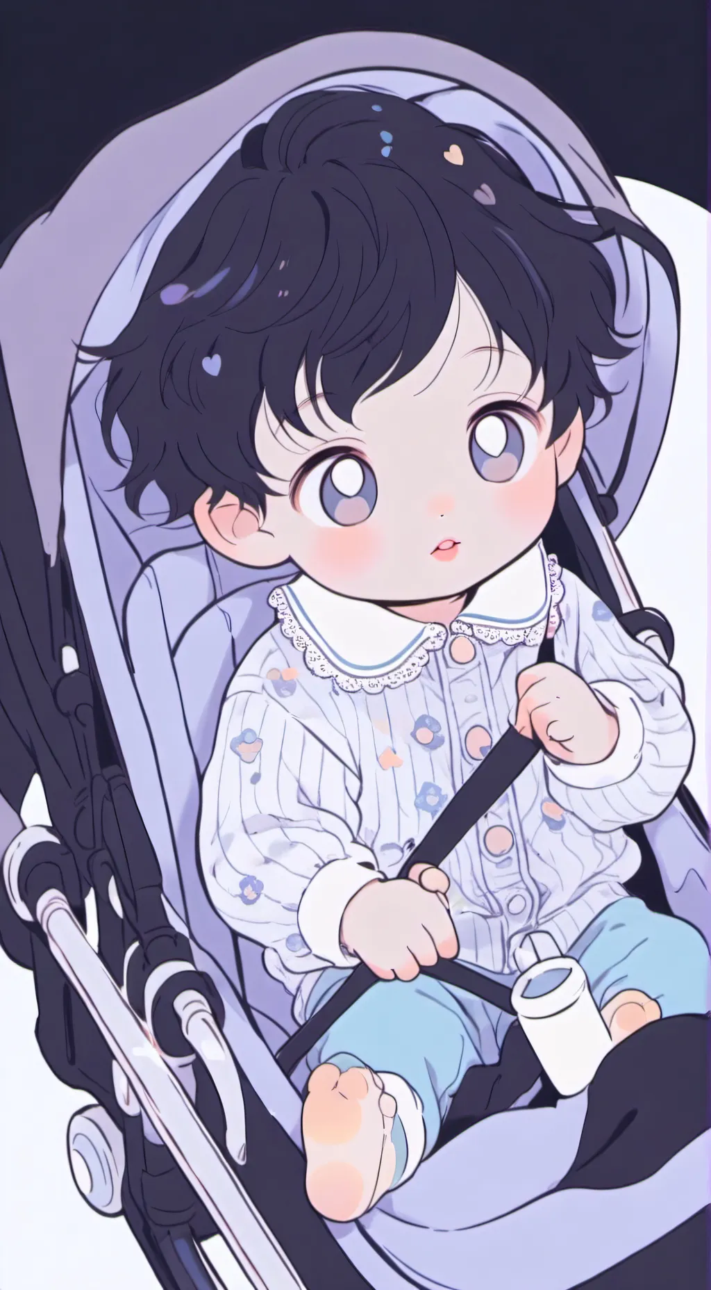 ai character: baby Charlotte background