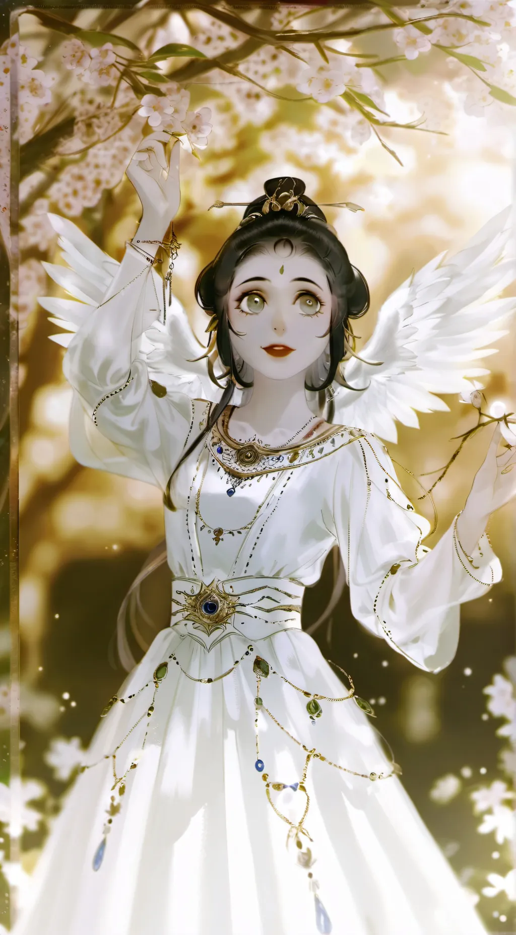 ai character: fokuna girl  background