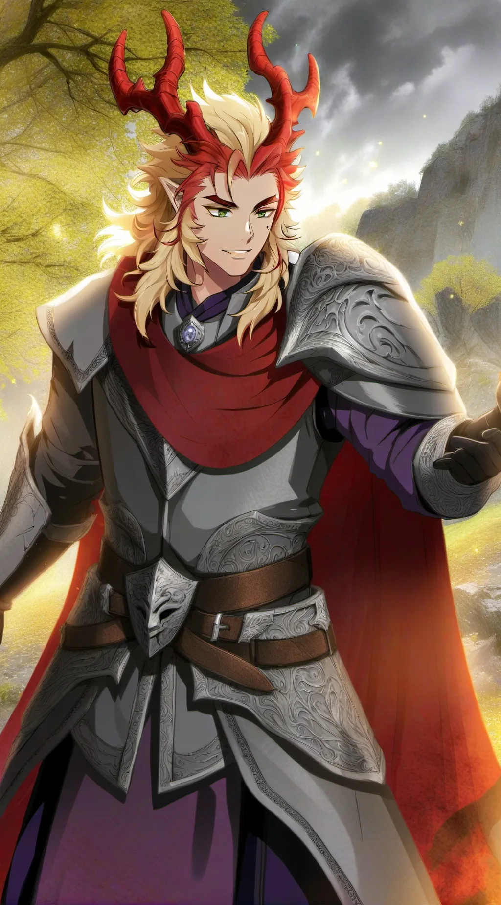 ai character: mha war  background