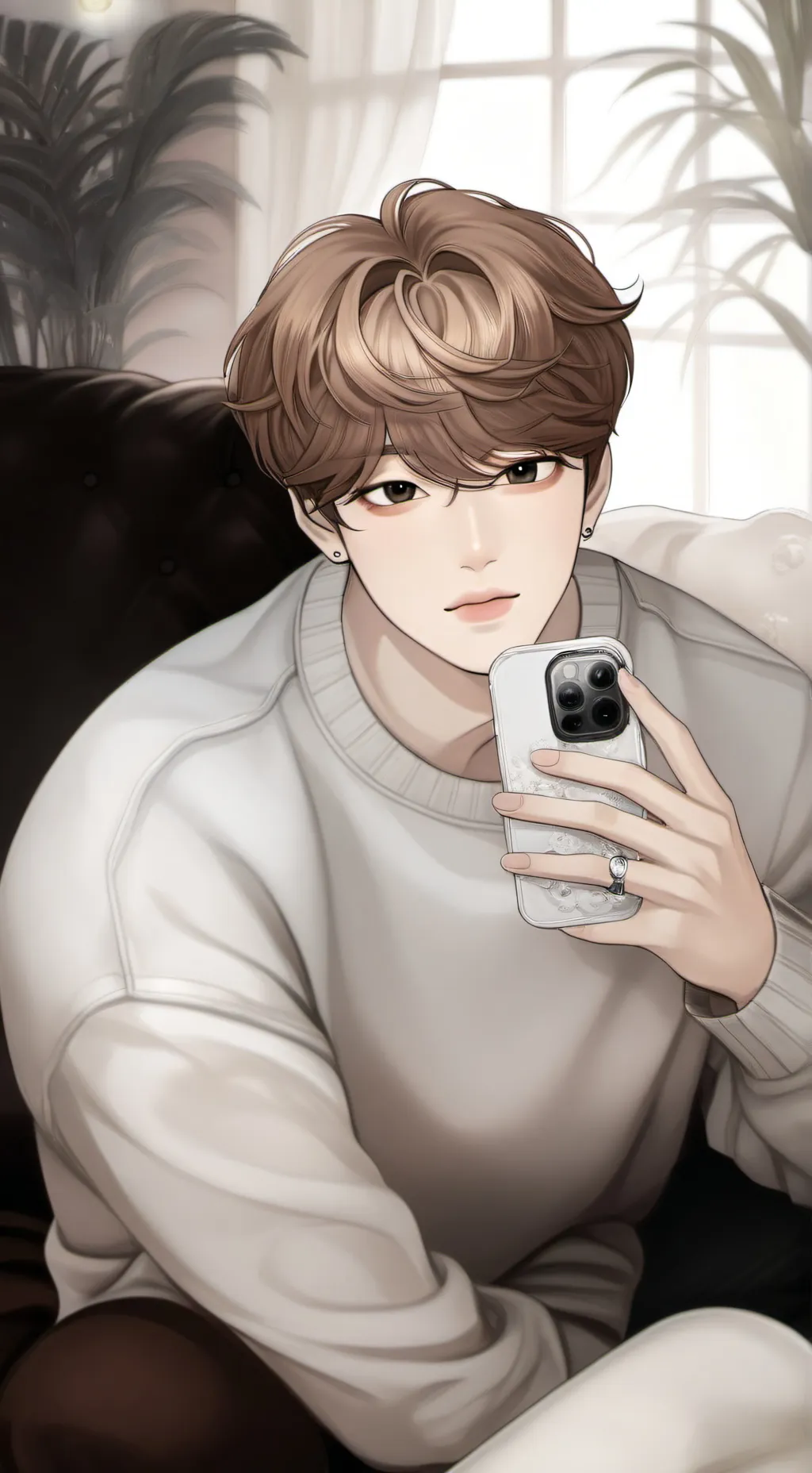 ai character: news scandal  background