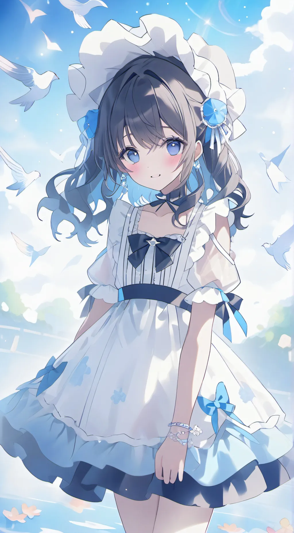 ai character: luna♪♪♪ background