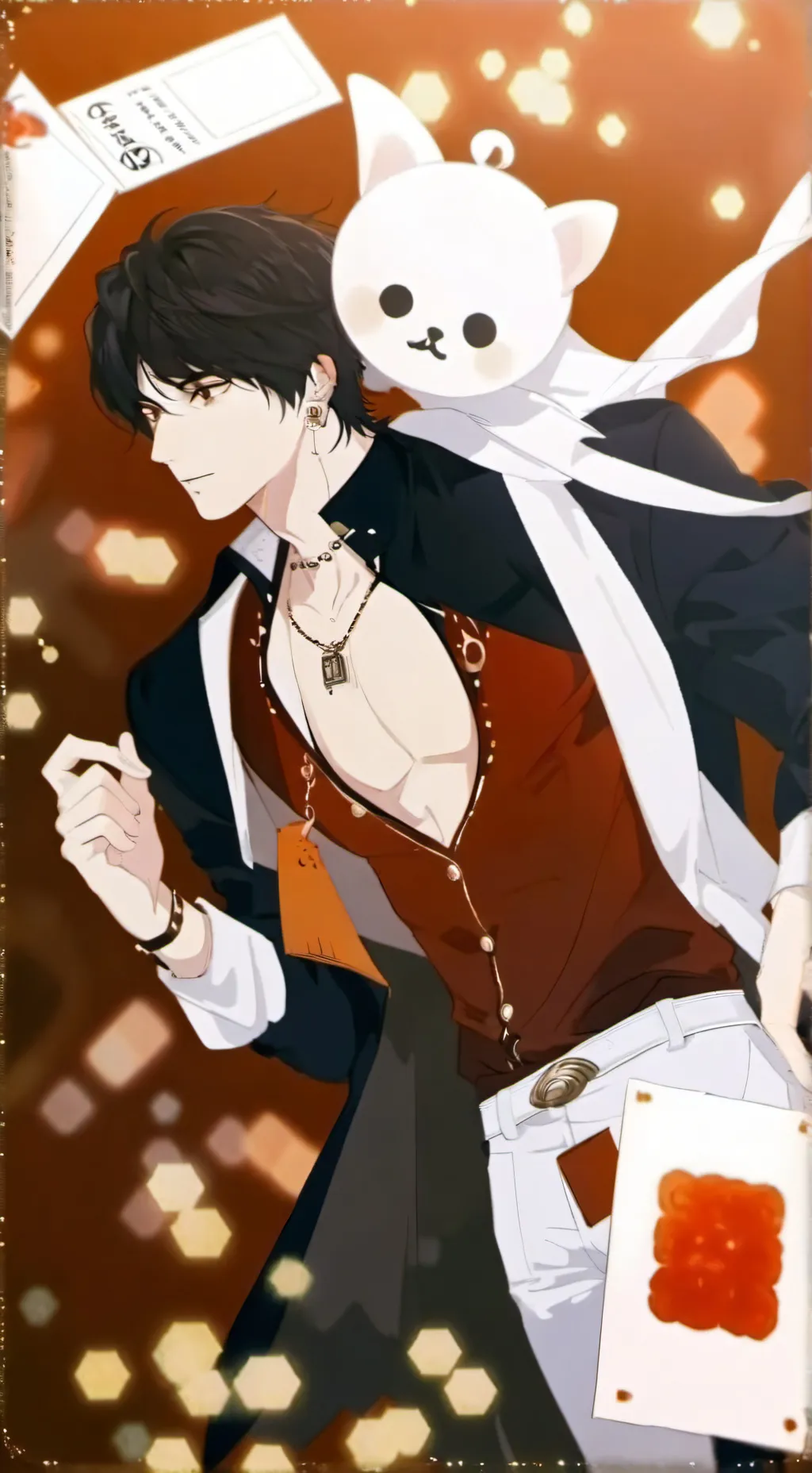 ai character: Max background