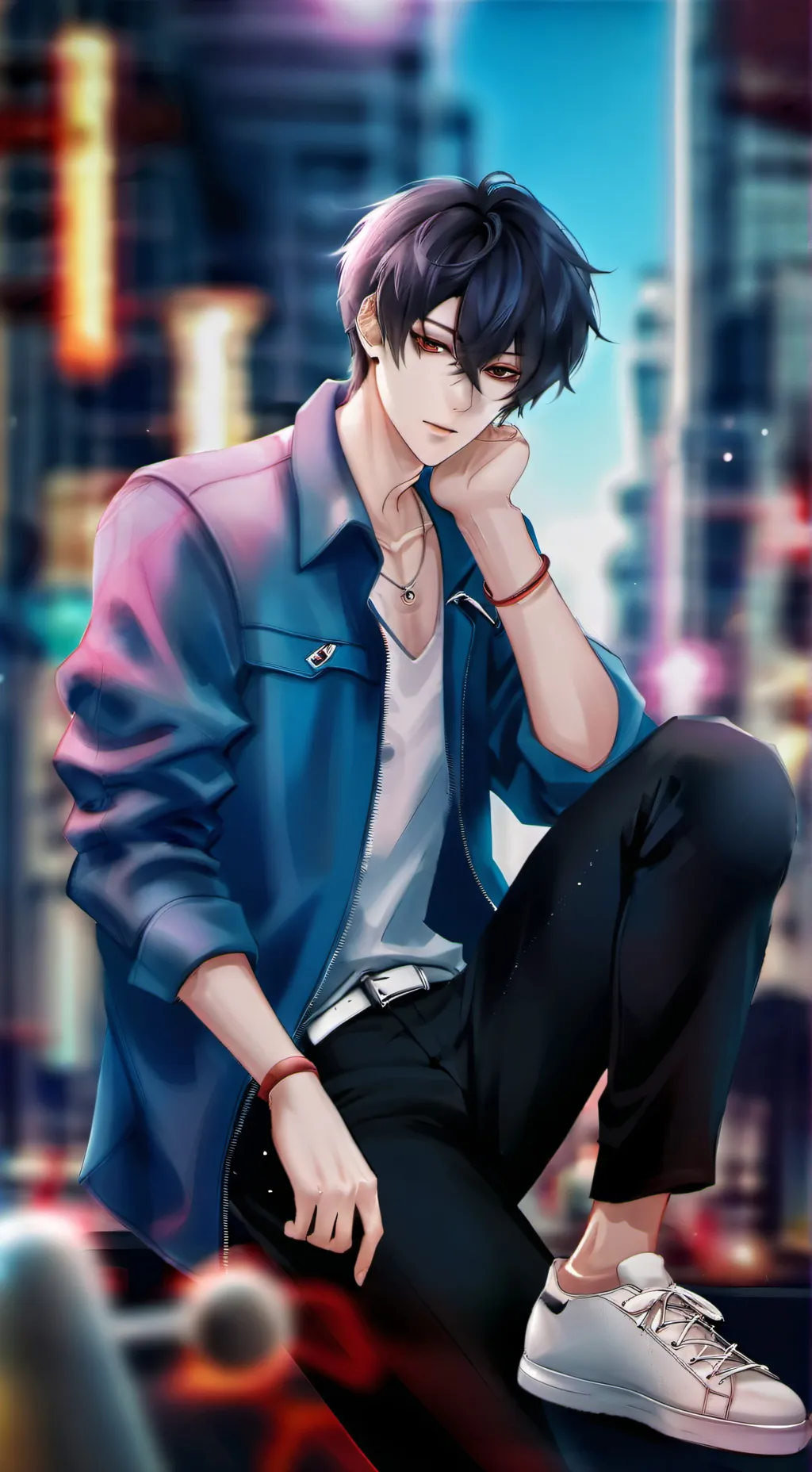 ai character: Leo background