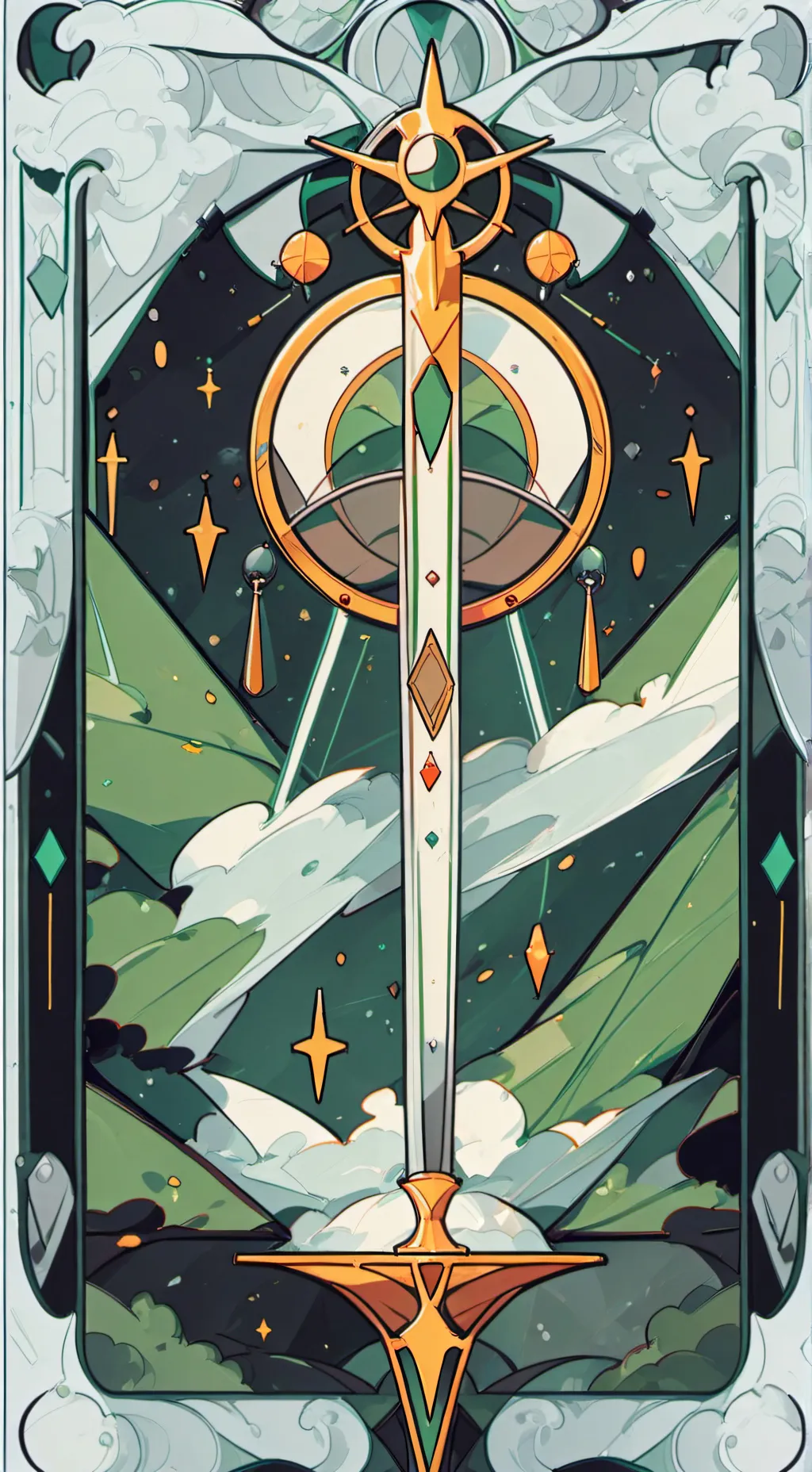 ai character: face reveal! background